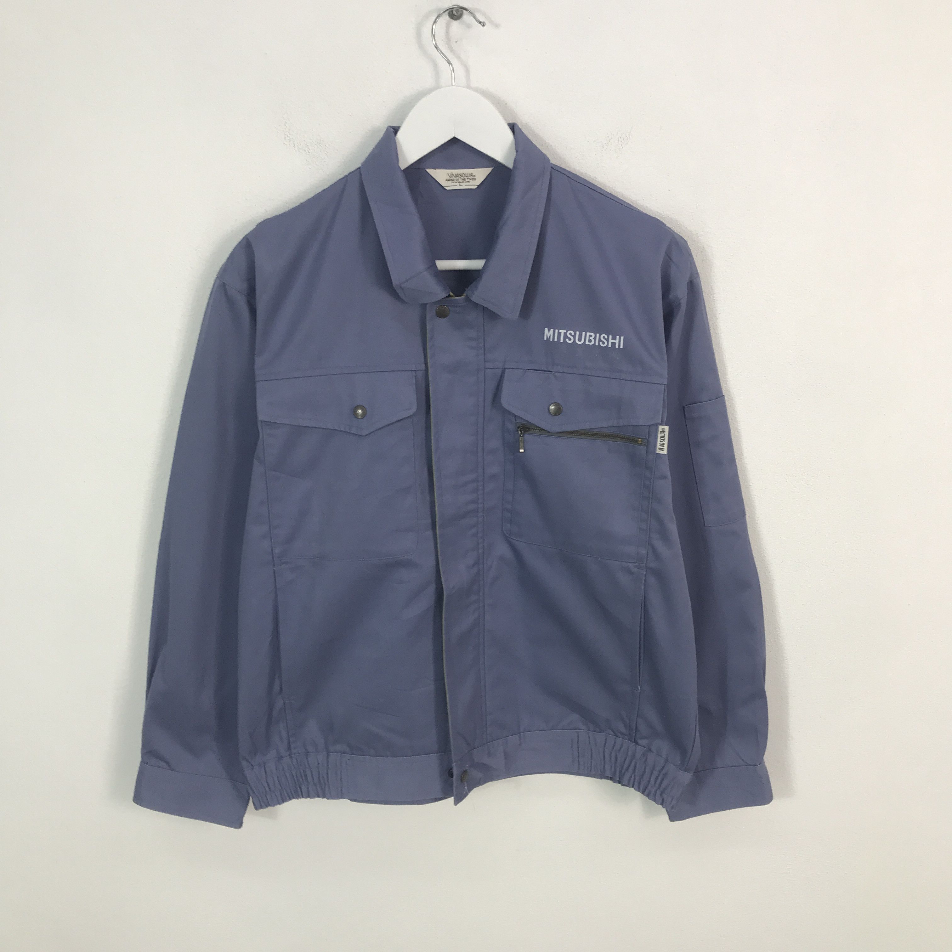 Japanese Brand Mitsubishi Ralliart Custom Art Worker Sport Jacket Size US L / EU 52-54 / 3 - 1 Thumbnail