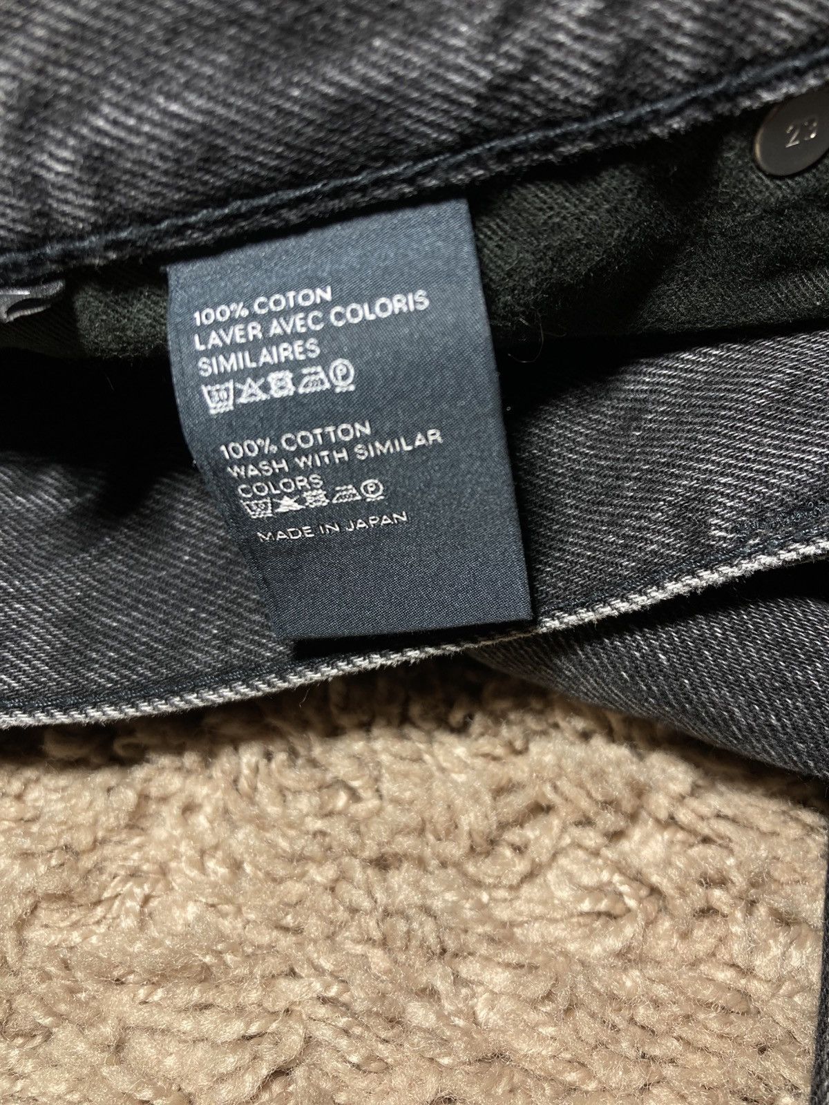 Celine SS23 Celine Kurt Jeans Charcoal Relaxed 90s 2023 Size US 27 - 11 Thumbnail