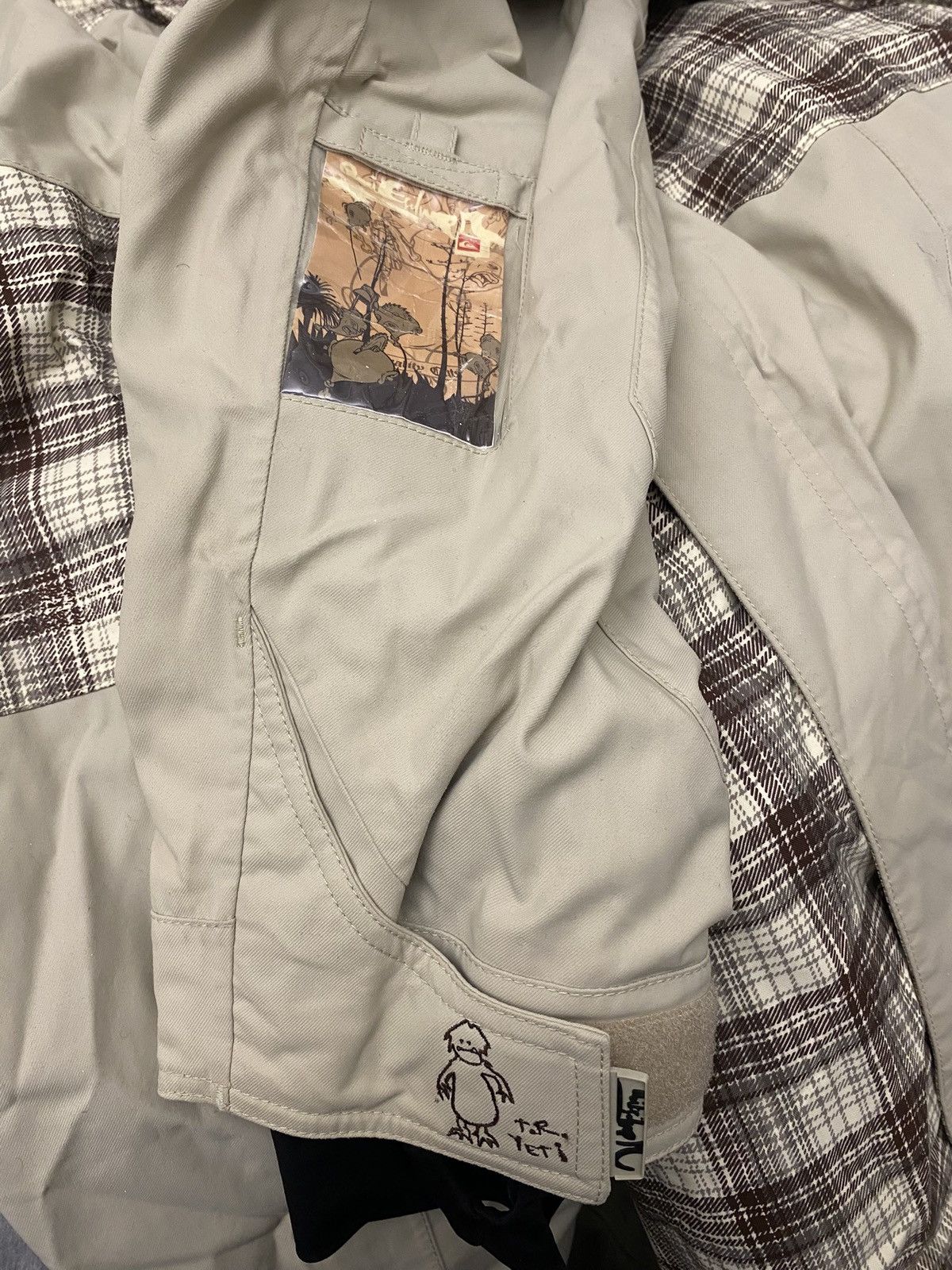 Quiksilver Quiksilver Todd Richards brown and cream plaid ski jacket Size US M / EU 48-50 / 2 - 7 Thumbnail