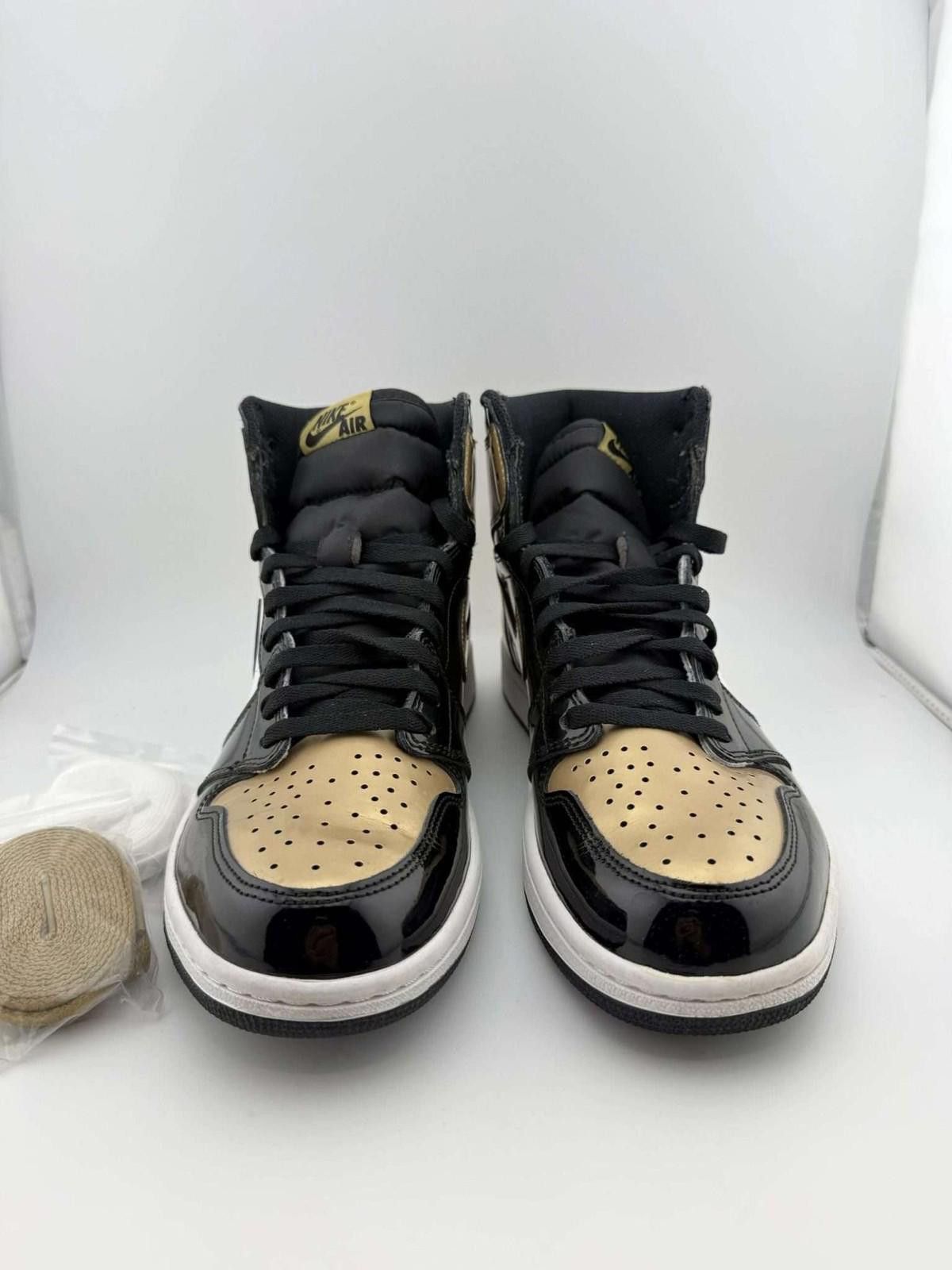 Nike Nike Air Jordan 1 Patent Gold Toe US 10 Used Size US 10 / EU 43 - 2 Thumbnail