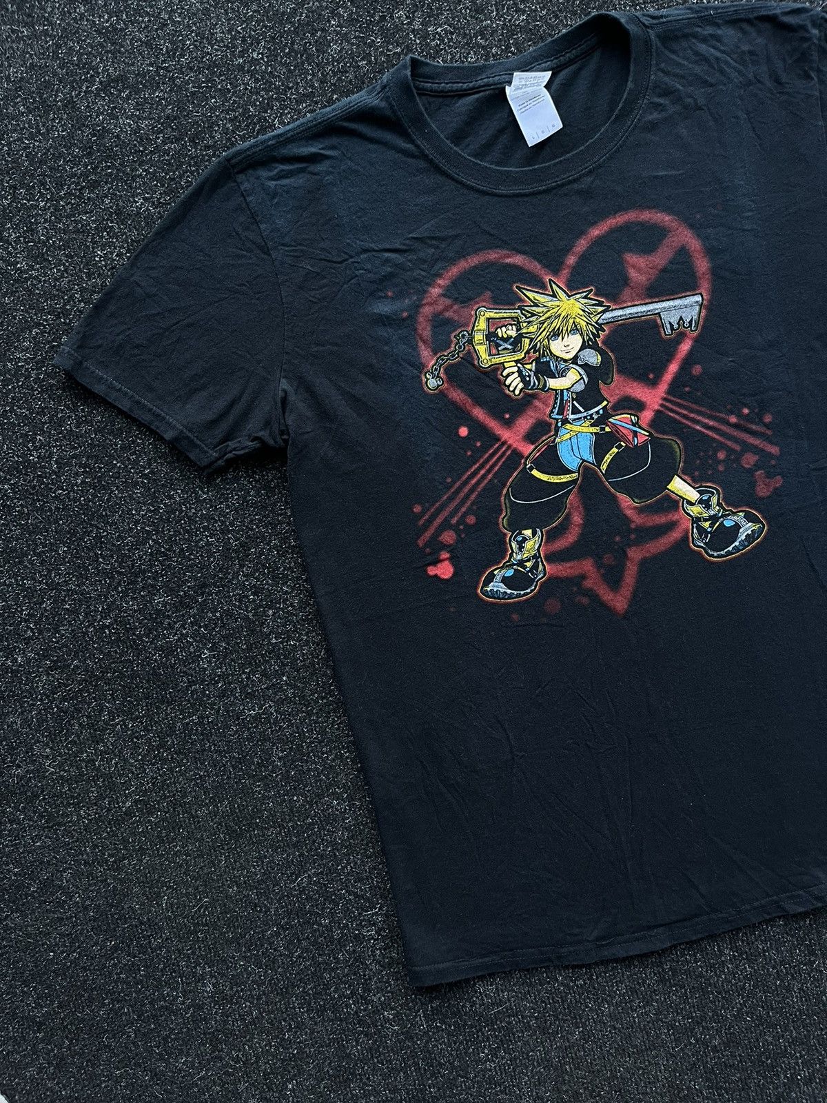 Playstation Vintage Y2K Rare Kingdom Hearts Sora Video Game T-shirt Size US L / EU 52-54 / 3 - 5 Thumbnail