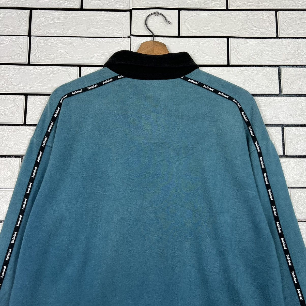 Vintage BAD IN BAD Big Logo Collared Sweatshirt #4181-C191 Size US M / EU 48-50 / 2 - 18 Thumbnail