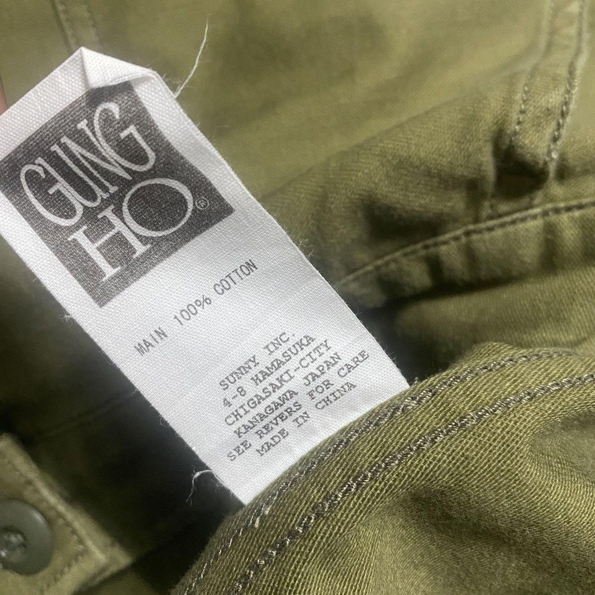 Japanese Brand Gung Ho Sateen Military Fatigue Pants Size US 33 - 20 Thumbnail