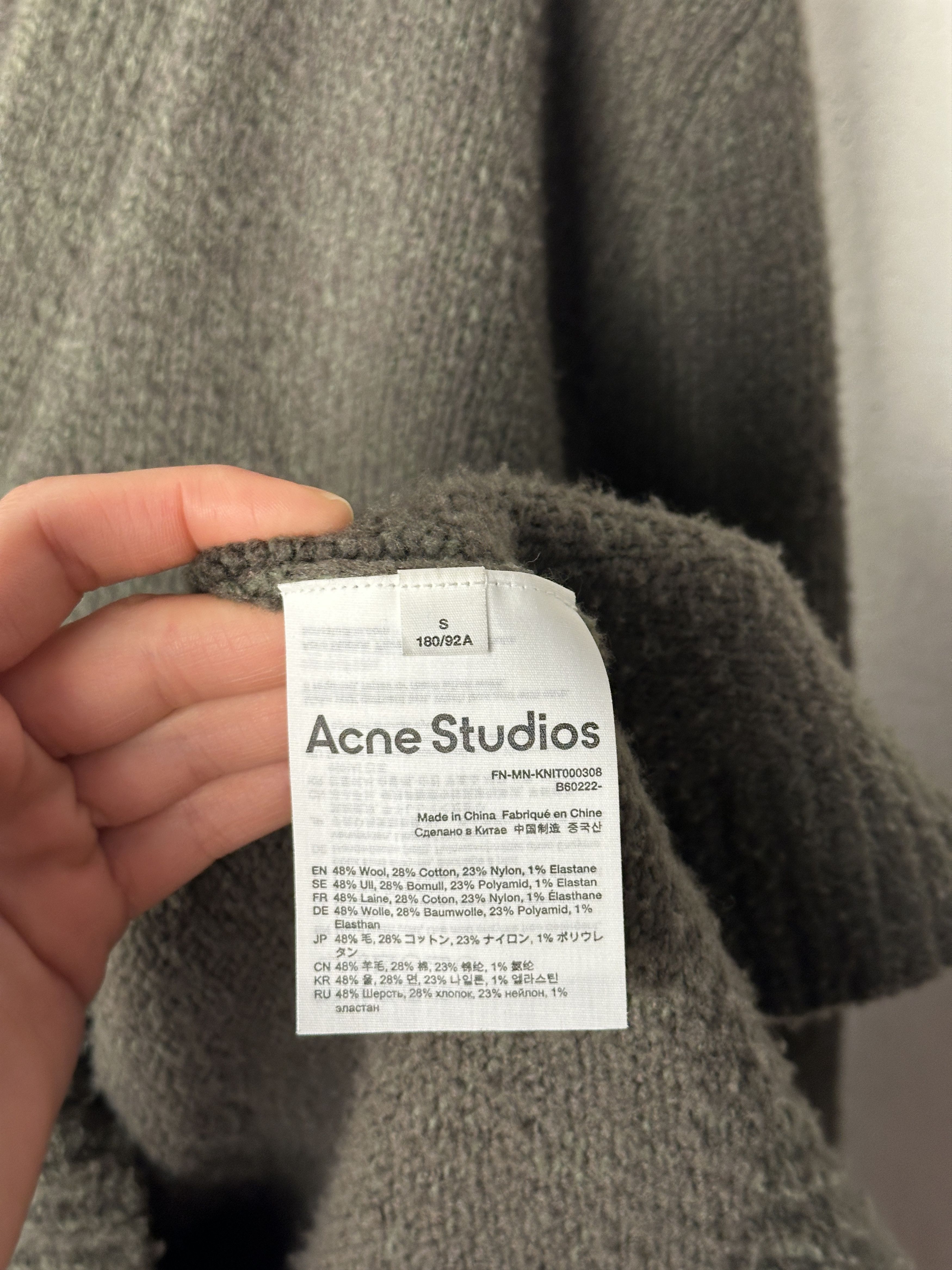 Acne Studios Acne Studios Khaki Wook Cardigan Size S / US 4 / IT 40 - 5 Thumbnail