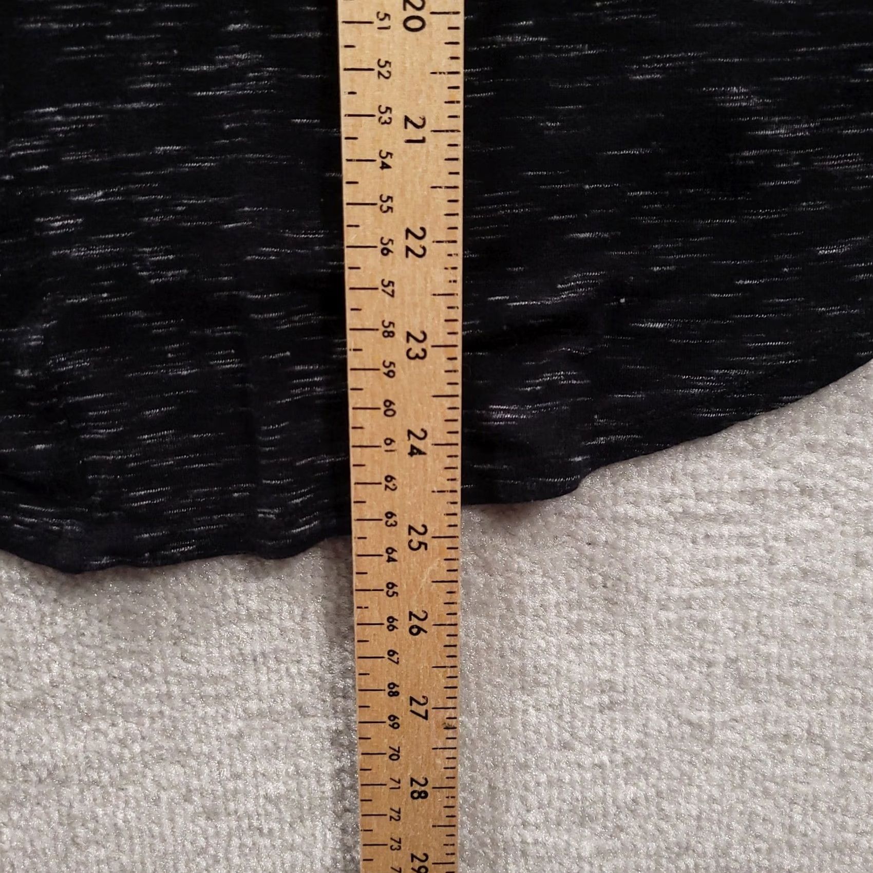Calvin Klein VINTAGE Calvin Klein Performance Womens Large Black Heathed Quick Dry Short Sleeve Size 36" / US 14 / IT 50 - 6 Thumbnail