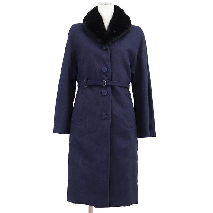 Prada Prada Prada Mink Fur Padded Coat Textile Outerwear DUTY FREE for USA Size ONE SIZE - 1 Thumbnail