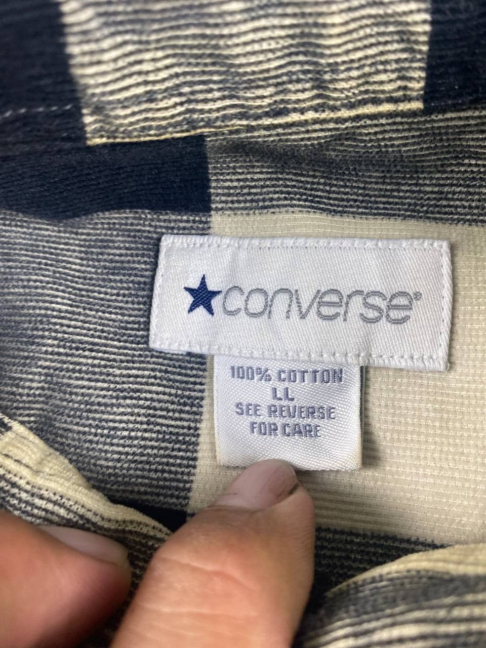 Converse converse checkered flannel shirt nice design Size US XL / EU 56 / 4 - 6 Thumbnail
