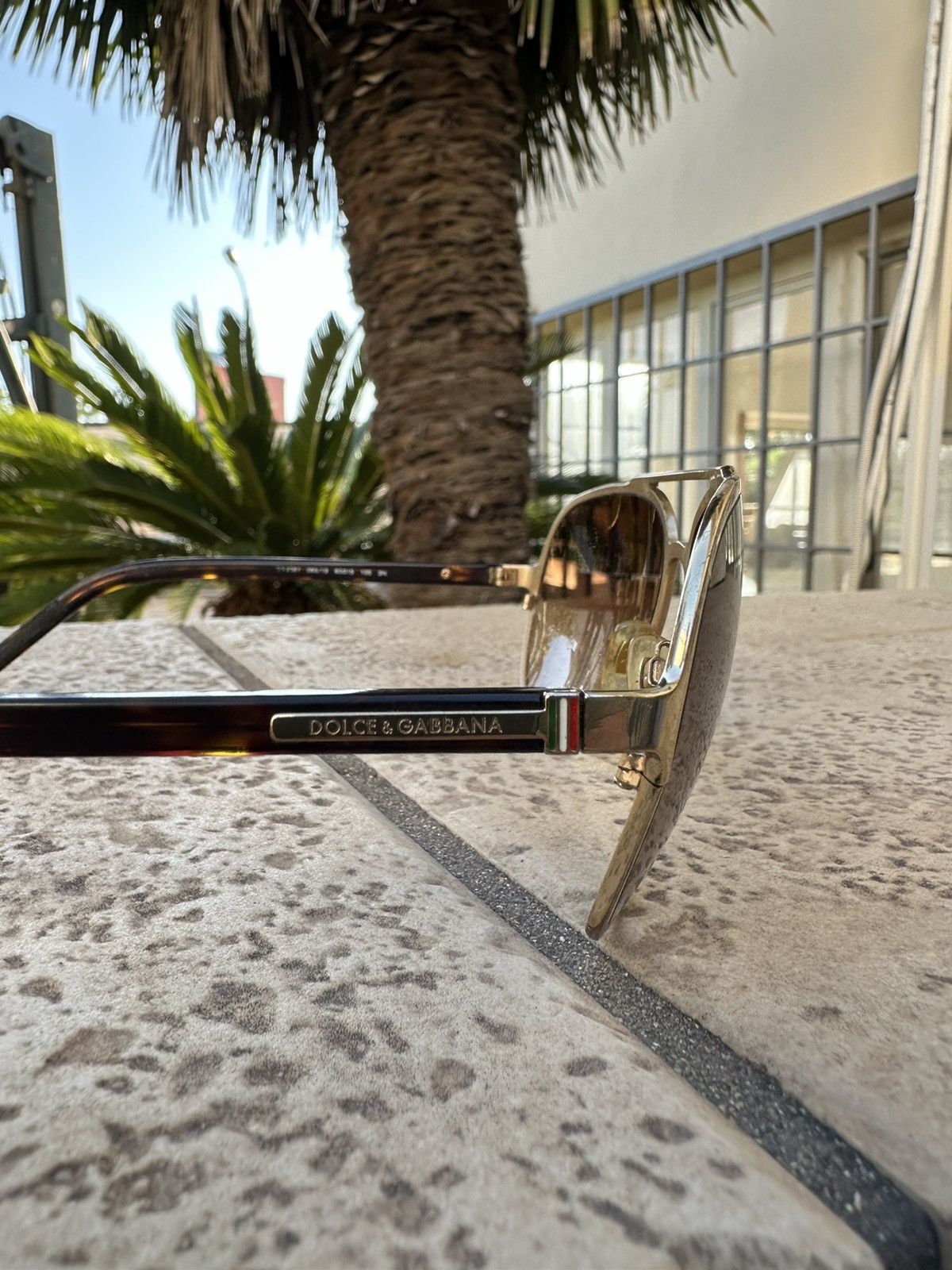 Dolce & Gabbana Dolce&Gabbana Sunglasses Gold 2081 Size ONE SIZE - 4 Thumbnail