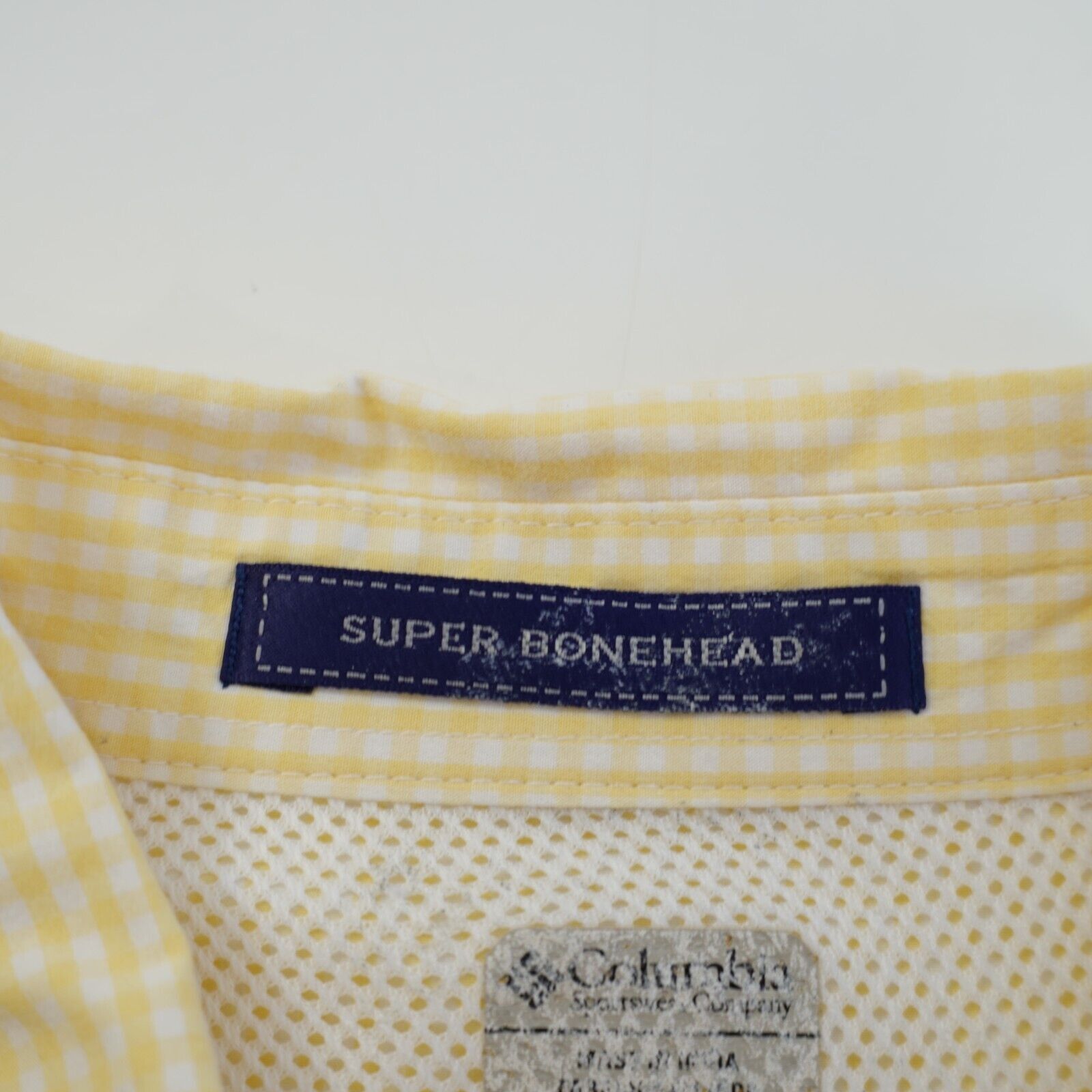 Columbia Columbia PFG 2XL Omni-Shade Super Bonehead Yellow Check Vent Size US XXL / EU 58 / 5 - 11 Thumbnail