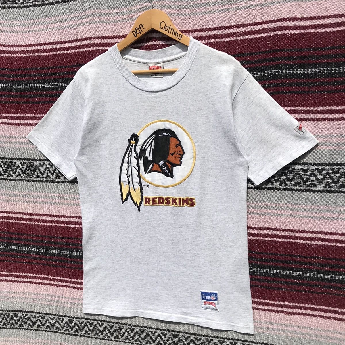 NFL 💥Rare💥Vintage 90s Redskins NFL Team Shirt Embroidery Redskin Size US M / EU 48-50 / 2 - 3 Thumbnail