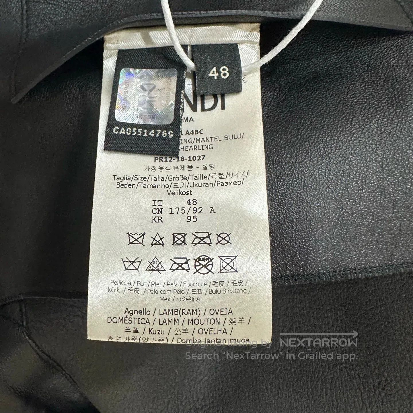 Fendi Fendi Shearling Hooded Jacket with Logo. Size US M / EU 48-50 / 2 - 5 Thumbnail