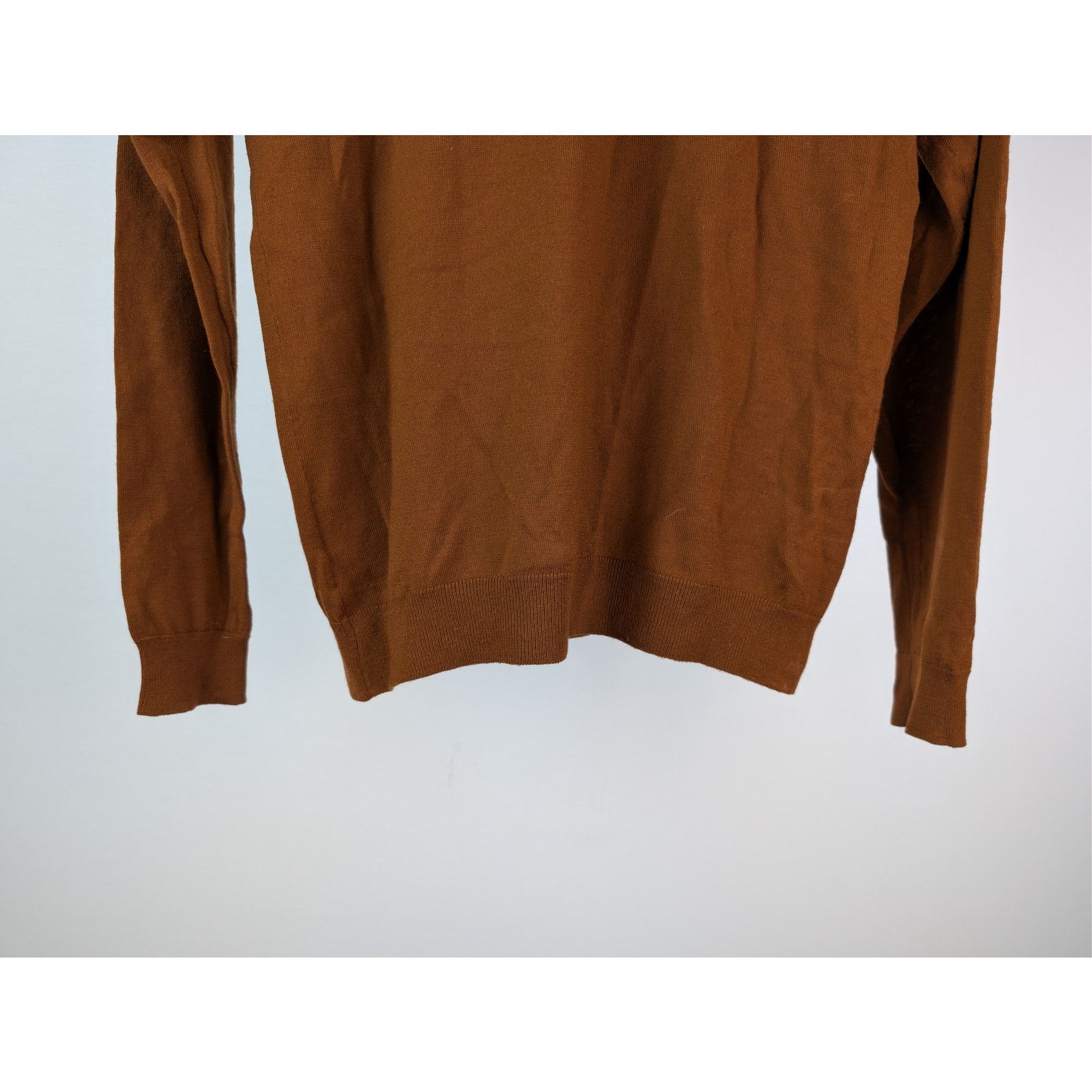 Brunello Cucinelli o1rshd1 CC20 Long-Sleeve Crewneck Sweater in Brown Size US M / EU 48-50 / 2 - 12 Thumbnail