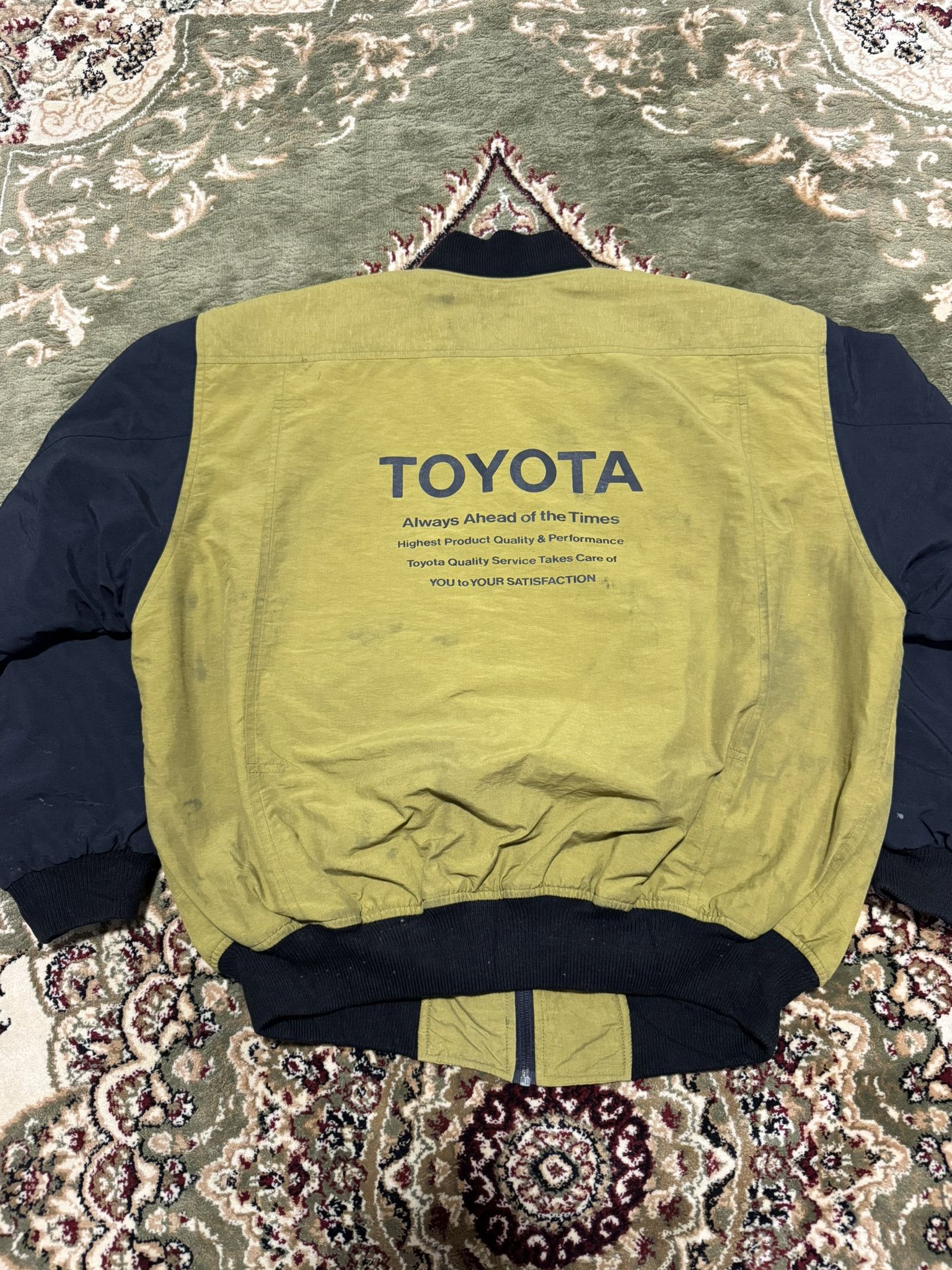 Japanese Brand × Sports Specialties Vintage Toyota Techno Racing TRD Bomber Jacket Honda Mugen Size US L / EU 52-54 / 3 - 1 Thumbnail