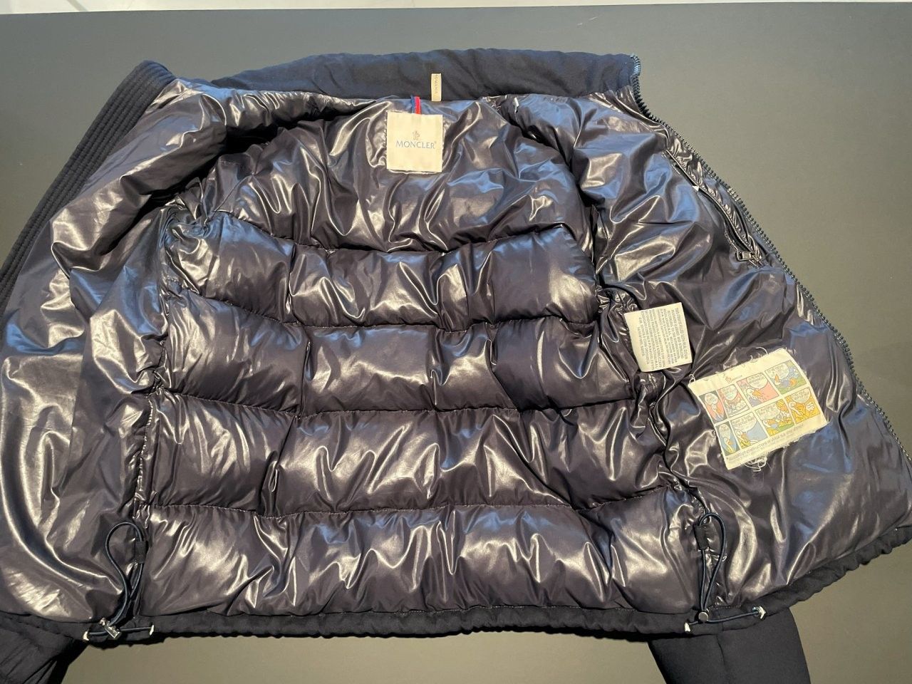 Moncler Moncler Montgenevre Hooded Wool Flannel Quilted Puffer Navy Size US L / EU 52-54 / 3 - 9 Thumbnail