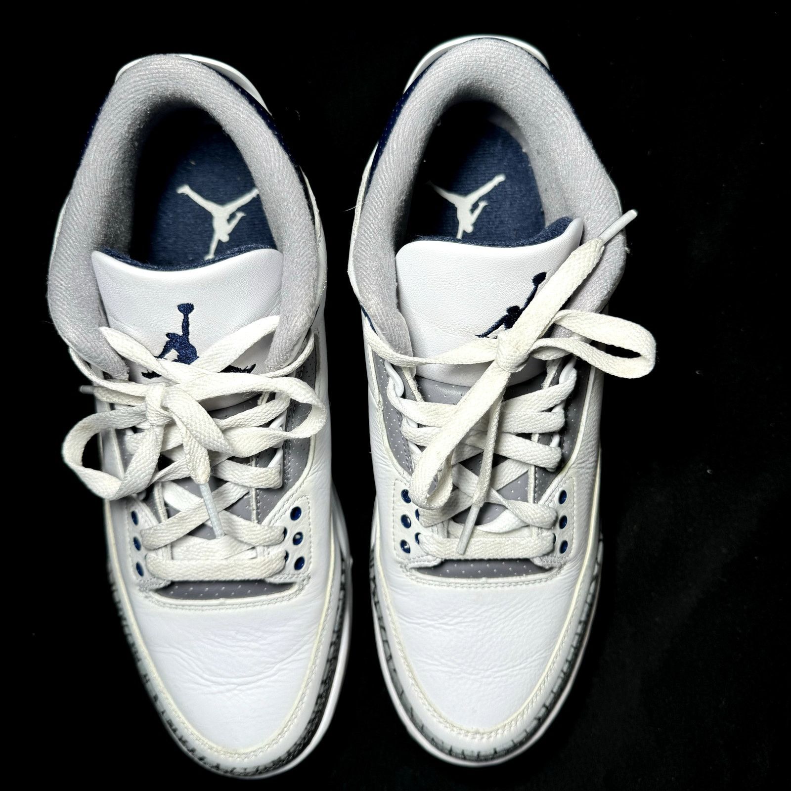Jordan Brand × Nike Size 8.5 - Nike Air Jordan 3 Retro Midnight Navy Men's Shoes Size US 8.5 / EU 41-42 - 4 Thumbnail
