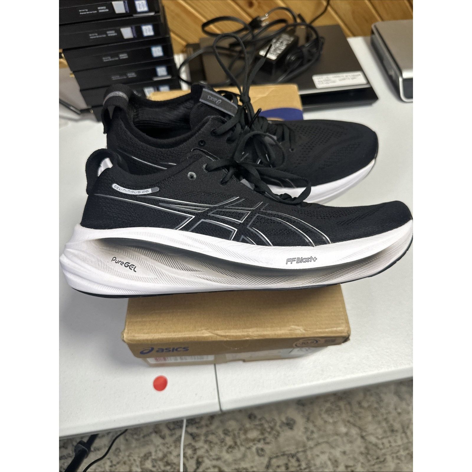Asics Size 12 - ASICS Gel Nimbus 26 Black Graphite Grey Women’s Size US 12 / IT 42 - 2 Thumbnail