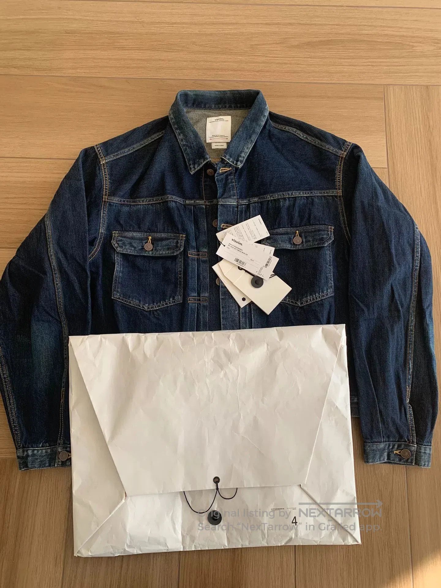 Visvim VISVIM SS 101XX DMGD MUD Denim Jacket. Size US XL / EU 56 / 4 - 1 Thumbnail