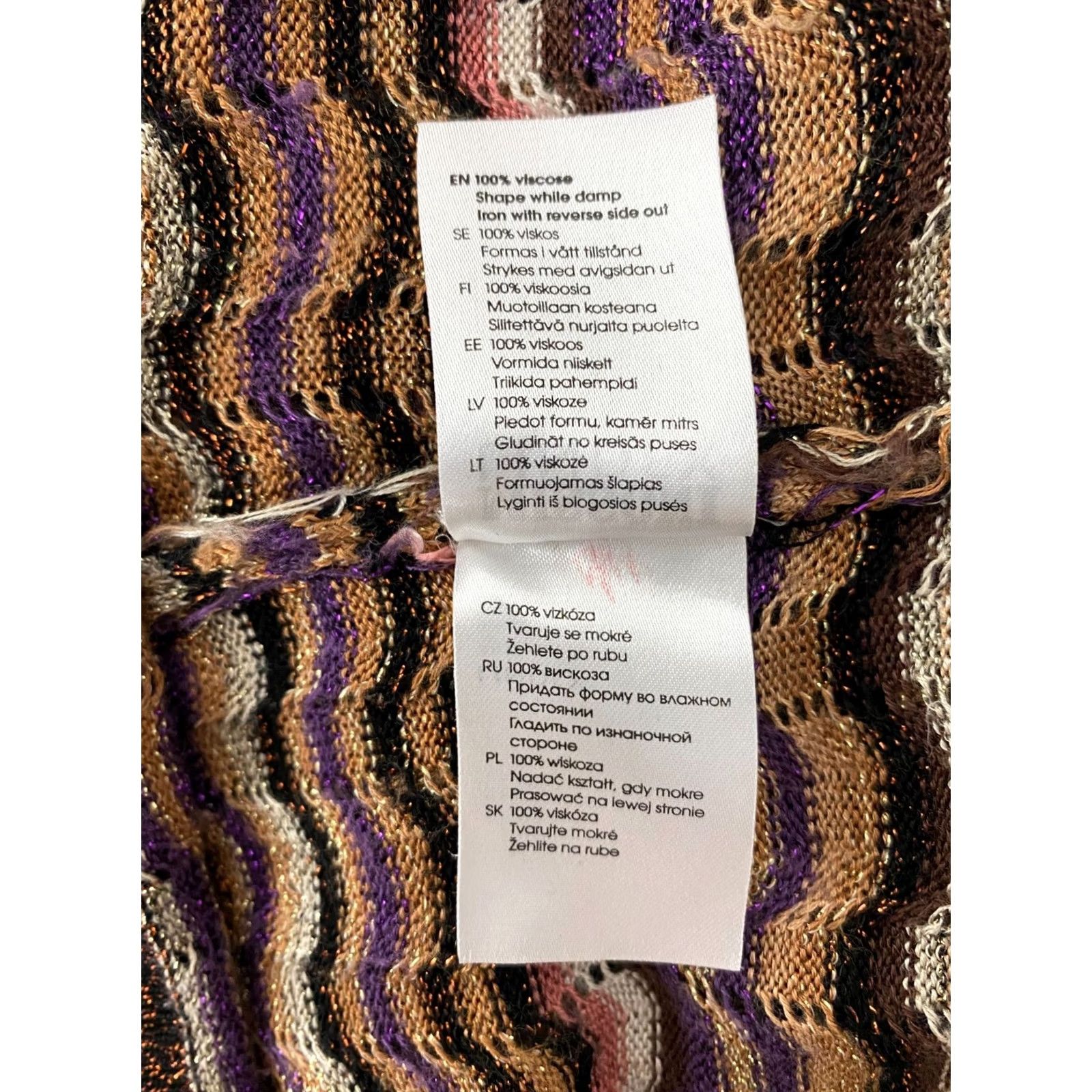 Missoni Missoni XS Womens Dress A-Line Midi Multicoloured Lindex Missoni XS Dress Womens Size XS / US 0-2 / IT 36-38 - 6 Thumbnail