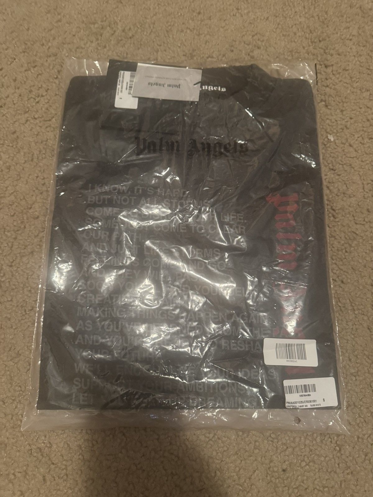 Palm Angels Palm Angels Washed Logo T-shirt Size US S / EU 44-46 / 1 - 3 Thumbnail