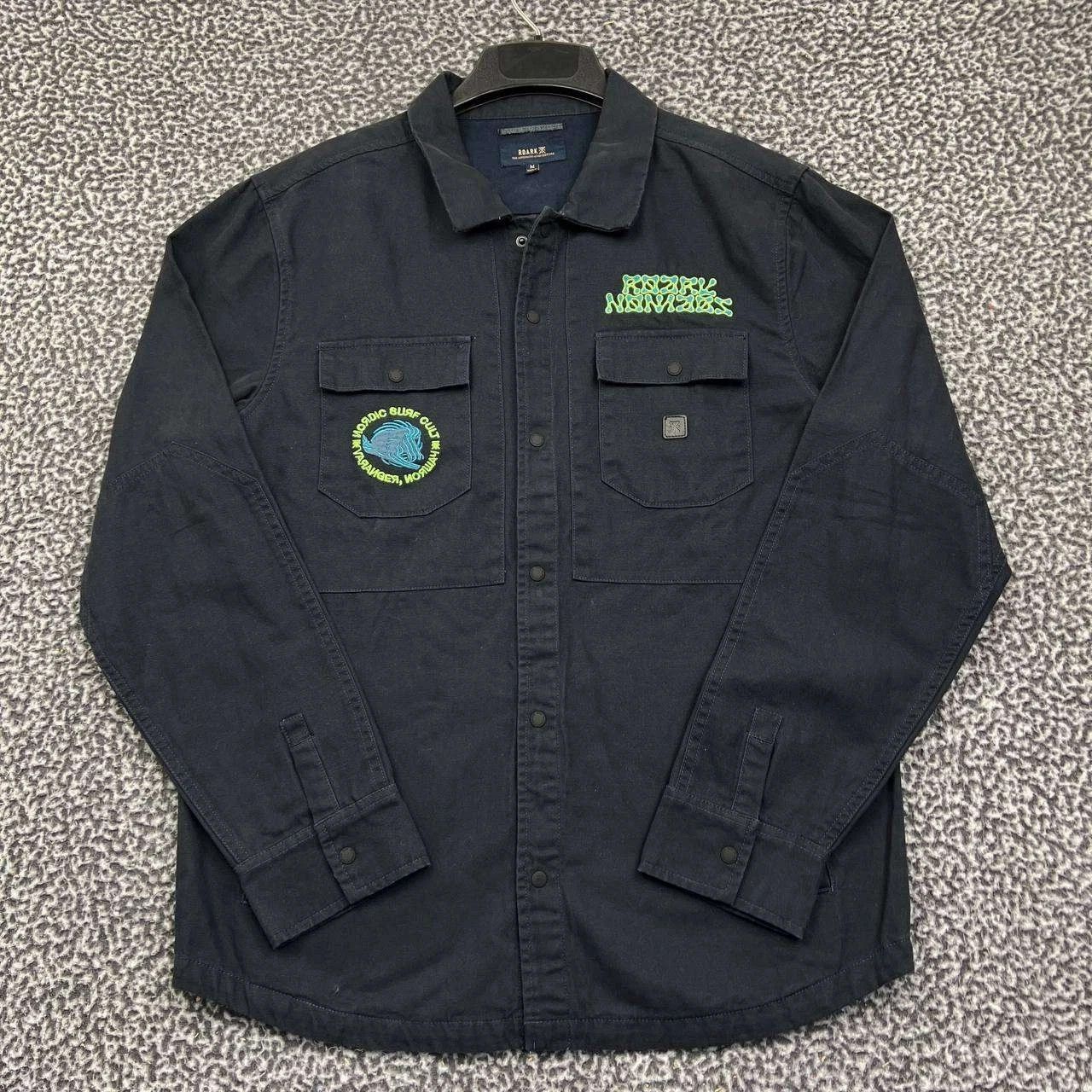 Roark Roark Hebrides Unlined Shirt Jacket Men Snap Button Cotton M Size US M / EU 48-50 / 2 - 1 Thumbnail
