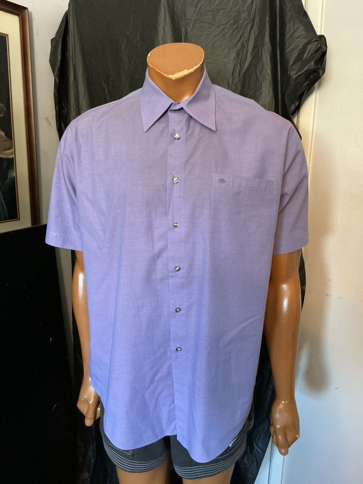 Pierre Balmain Vintage Pierre Balmain Paris Embroidered PB Button Shirt Size US M / EU 48-50 / 2 - 10 Thumbnail