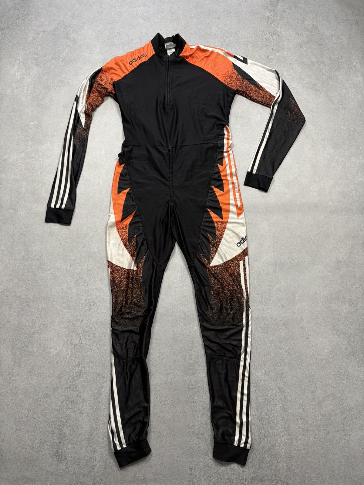 Adidas Vintage 90s Adidas Cross Country Ski Suit Speed Skinsuit Size US M / EU 48-50 / 2 - 1 Thumbnail