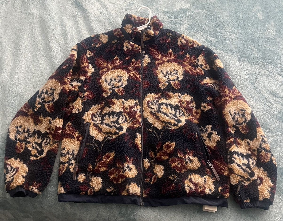 Kith Kith Pinehurst Floral Sherpa Full Zip - Nocturnal Size US S / EU 44-46 / 1 - 1 Thumbnail