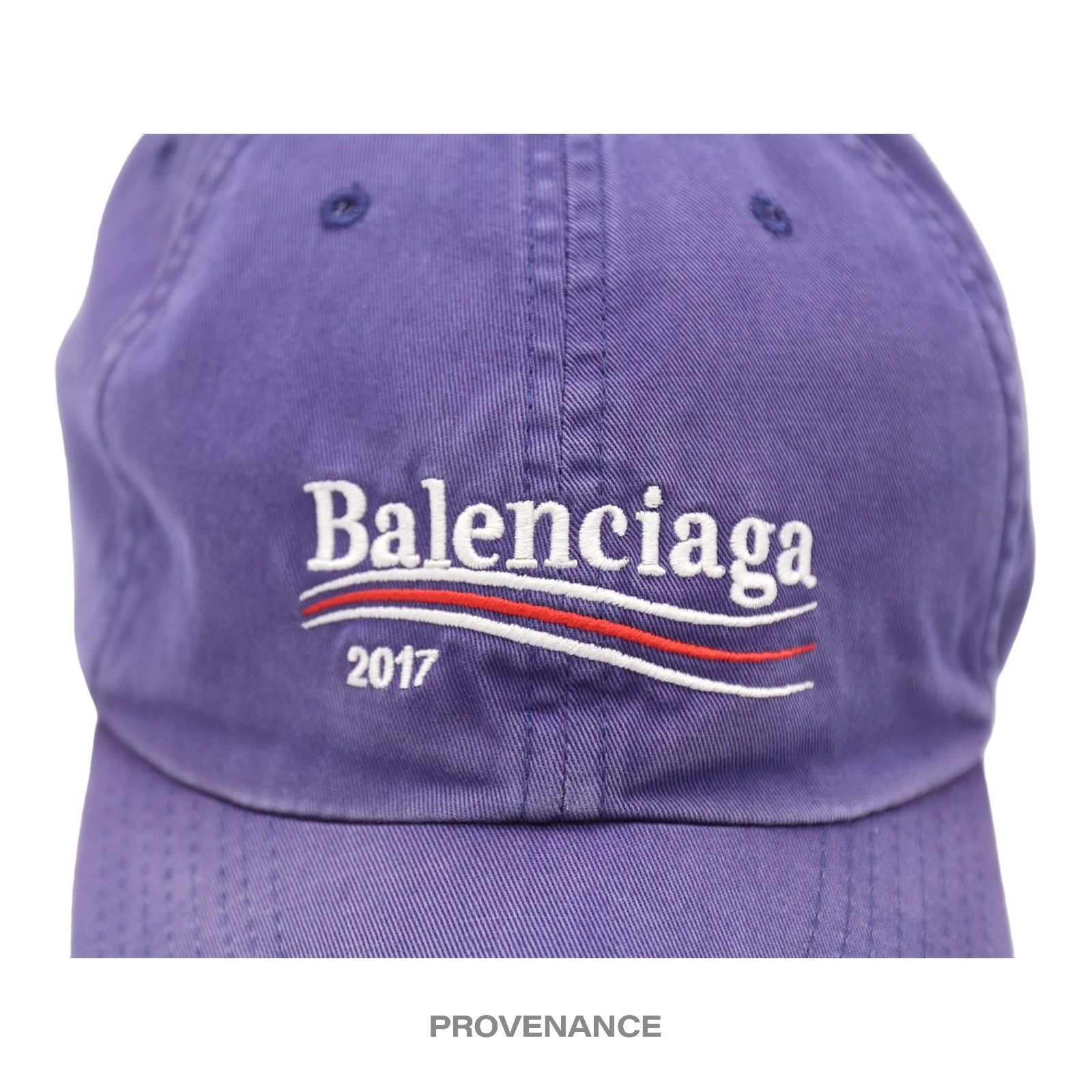 Balenciaga 🔴 Balenciaga Campaign Cap - Washed Blue Size ONE SIZE - 6 Thumbnail