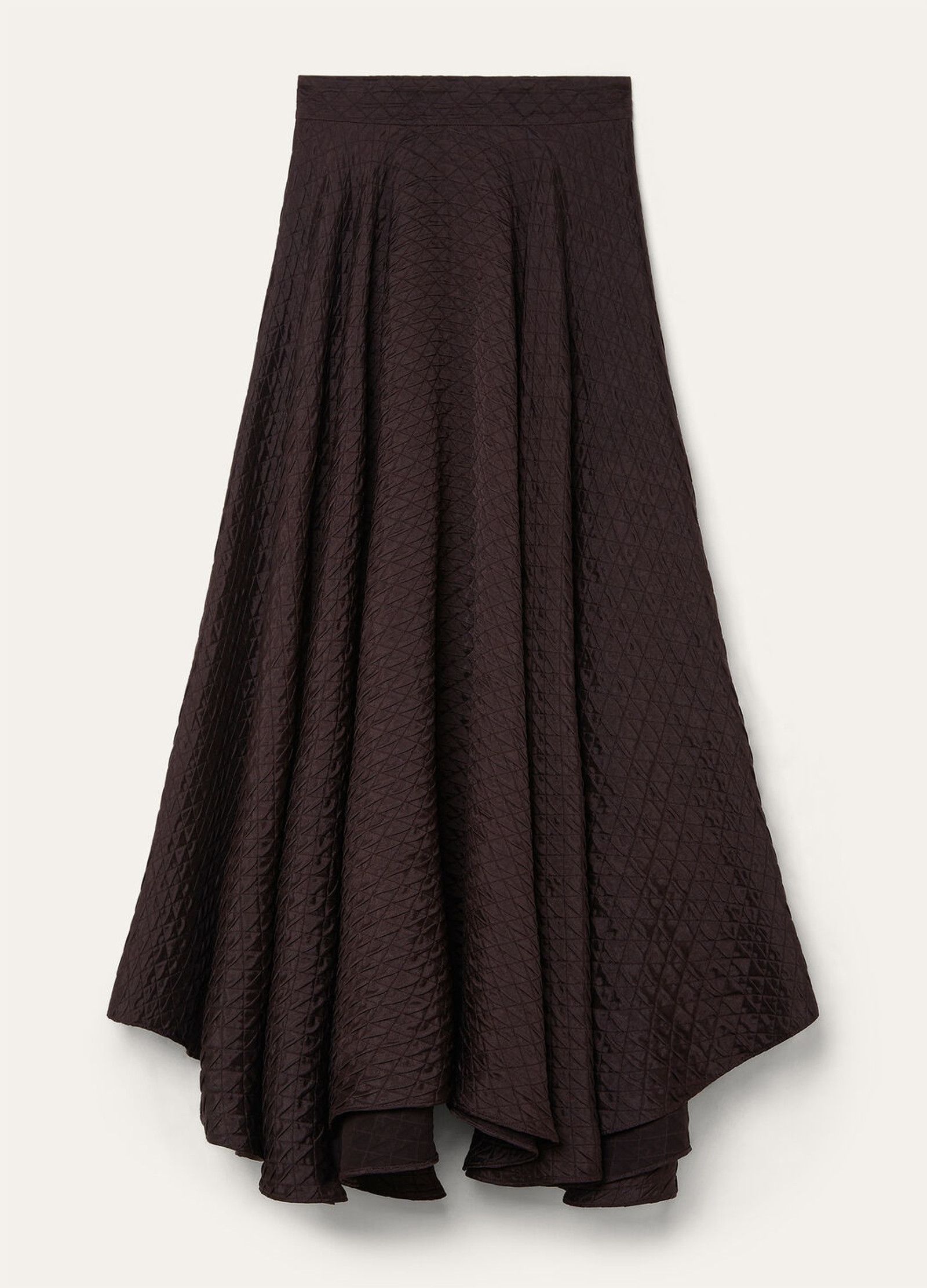 Loro Piana o1srvl11e0526 FAP2982 Elise Midi Skirt in Dark Brown Size 28" / US 6 / IT 42 - 1 Thumbnail