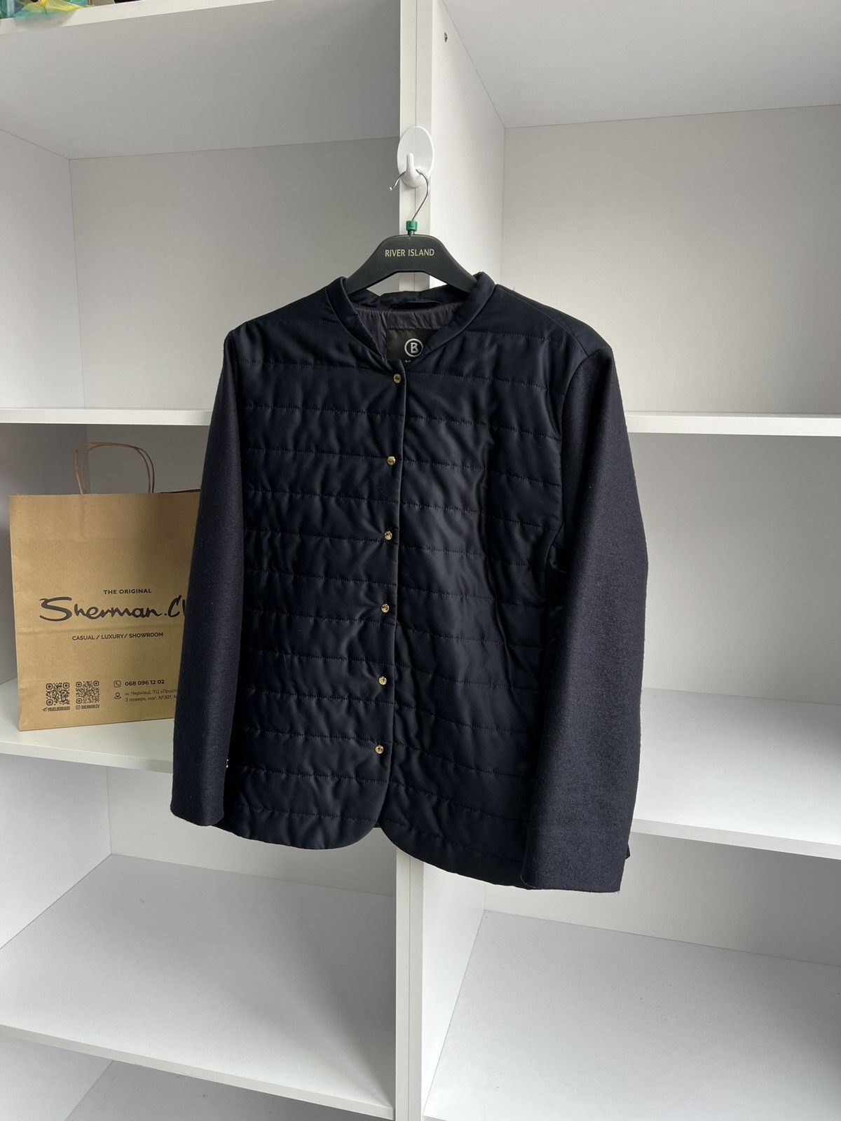 Bogner × Designer × Vintage Vintage Bogner Women’s luxury navy designer jacket Size XL / US 12-14 / IT 48-50 - 3 Thumbnail