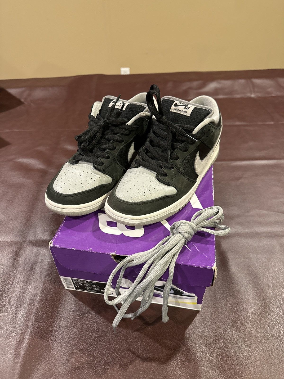 image of Nike Sb Dunk J-Pack - Shadow Size 11.5 Shoes in Black, Men's