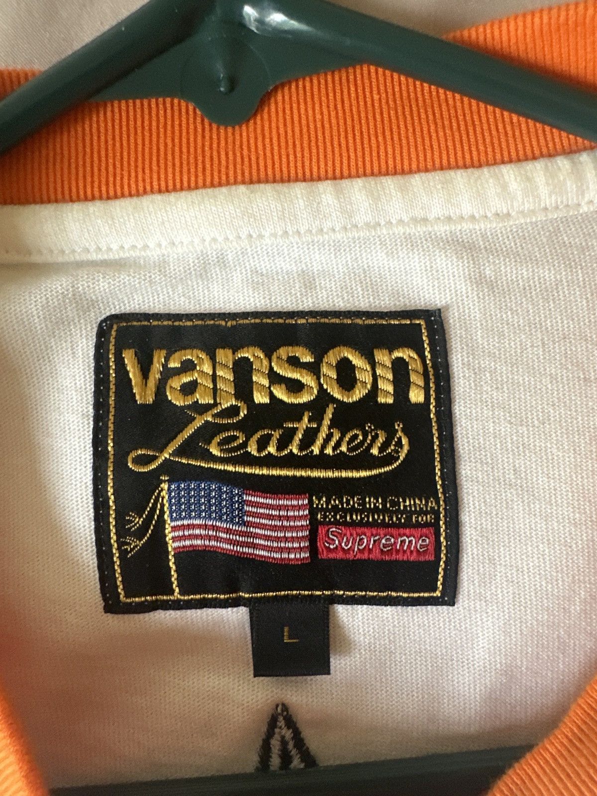 Supreme × Vanson Leathers Supreme Vanson Leathers L/S Top White Size L Size US L / EU 52-54 / 3 - 5 Thumbnail