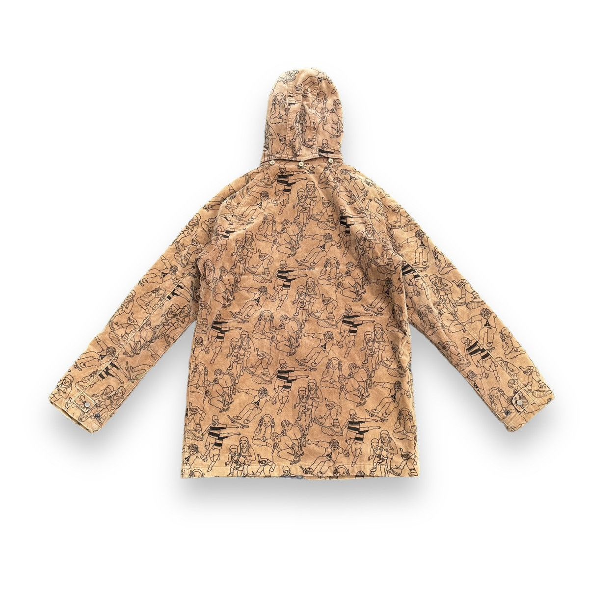 Hysteric Glamour 🇯🇵 ALGONQUINS CORDUROY FULL PRINT PUNK SKATE JACKET Size US M / EU 48-50 / 2 - 2 Thumbnail
