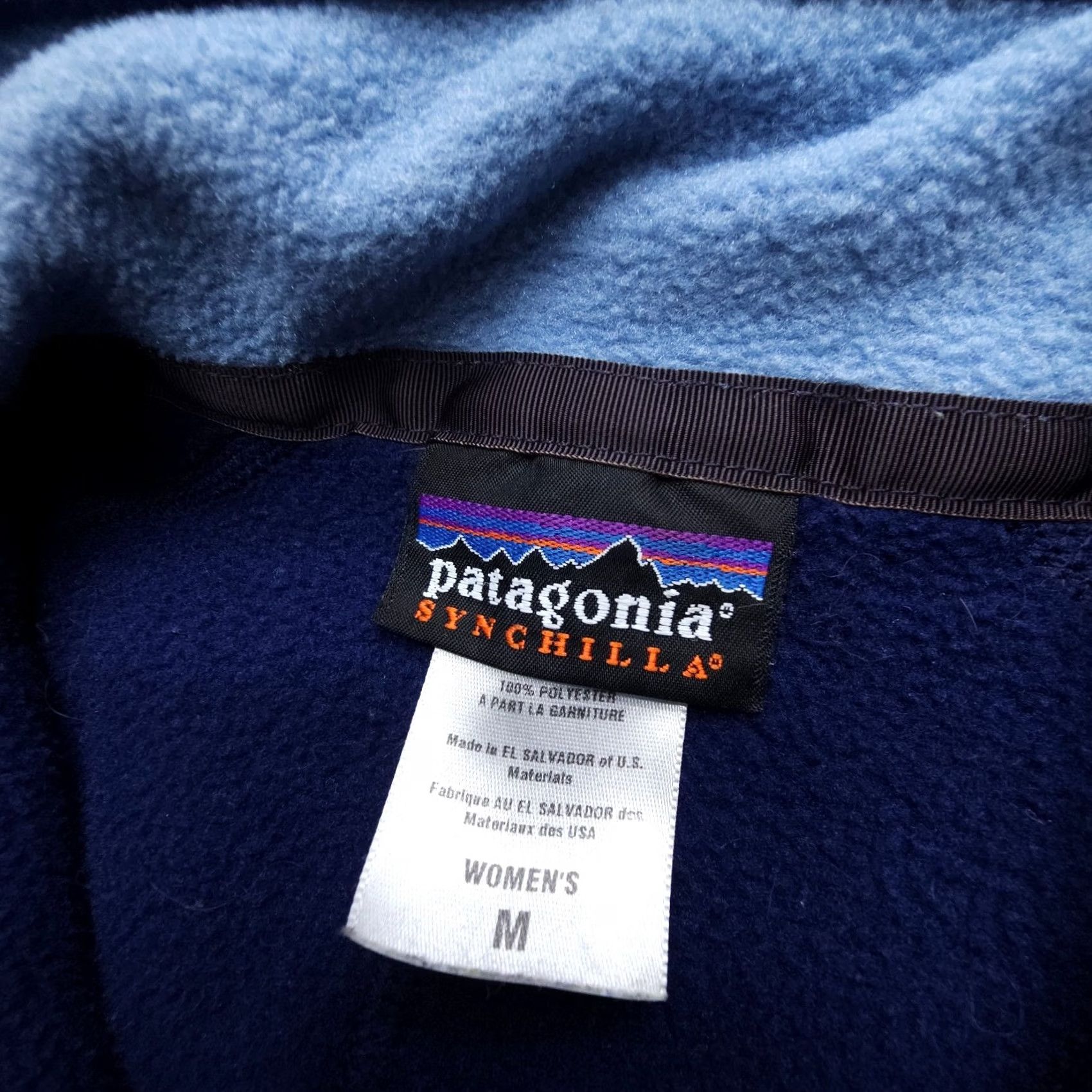 Patagonia Patagonia Synchilla Vest Womens Medium Blue Lightweight Y2K Logo Size M / US 6-8 / IT 42-44 - 3 Thumbnail