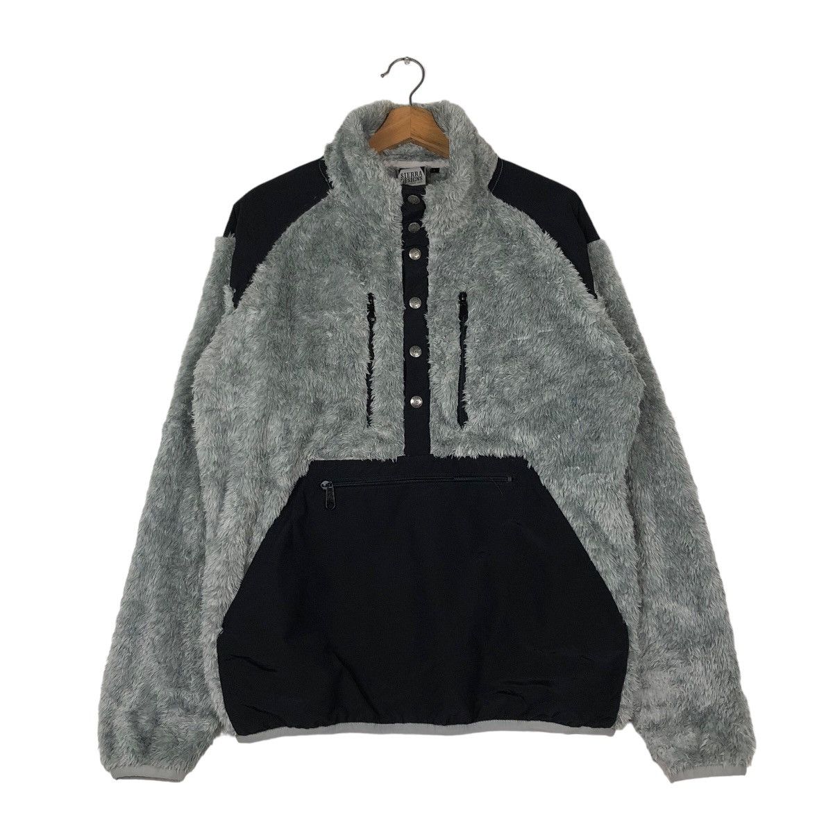 Japanese Brand 🔥Vintage Fleece Jacket Sierra Design Anorak Pull Over Size US L / EU 52-54 / 3 - 1 Thumbnail