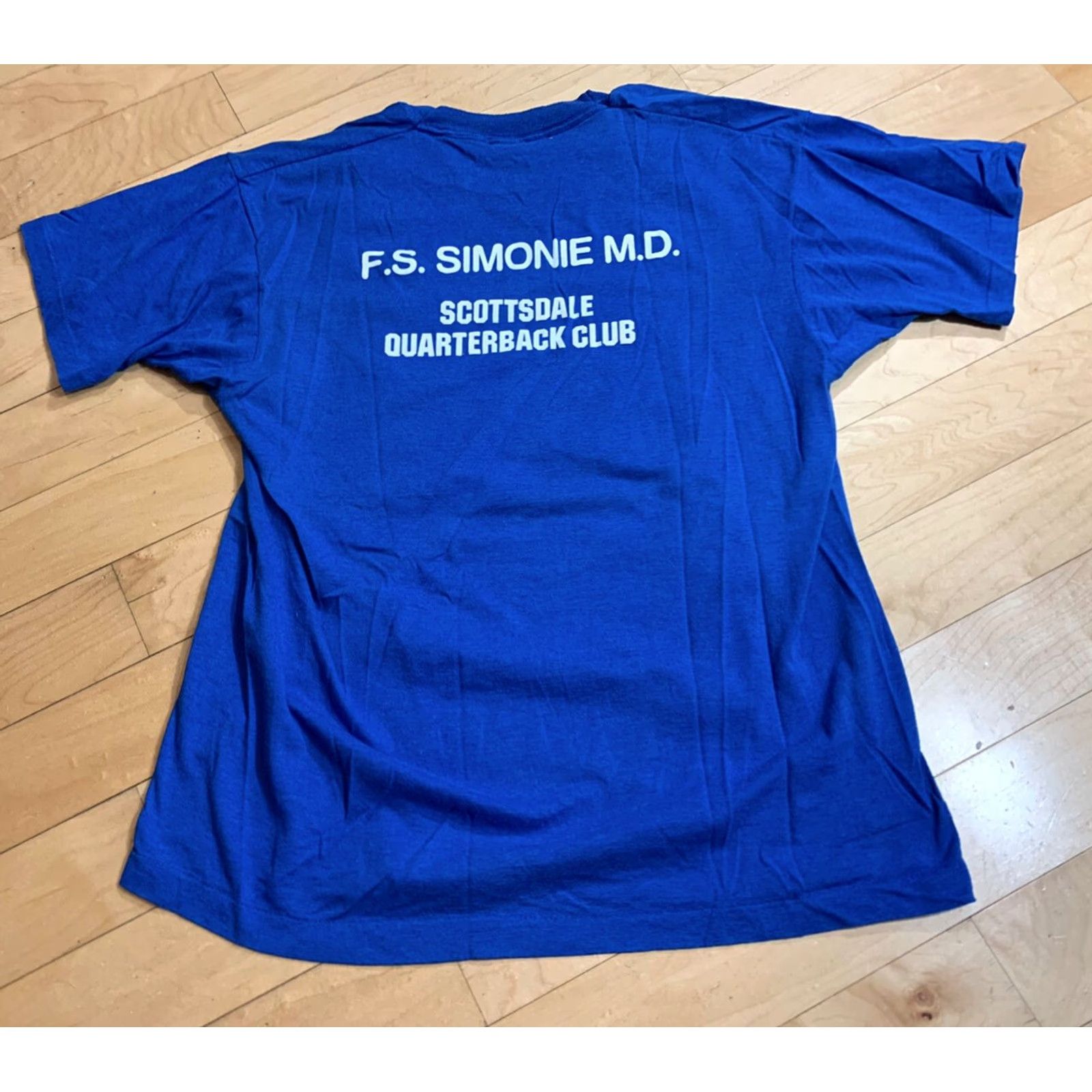 Vintage VINTAGE Screen Stars Boys & Girls Club Scottsdale AZ 80s Single Stitch T Shirt Blue Mens Medium Size US M / EU 48-50 / 2 - 5 Thumbnail