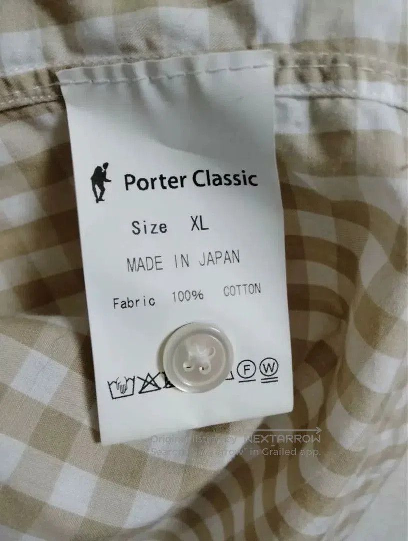 Porter Classic Porter Classic Yellow Check Shirt. Size US XL / EU 56 / 4 - 4 Thumbnail