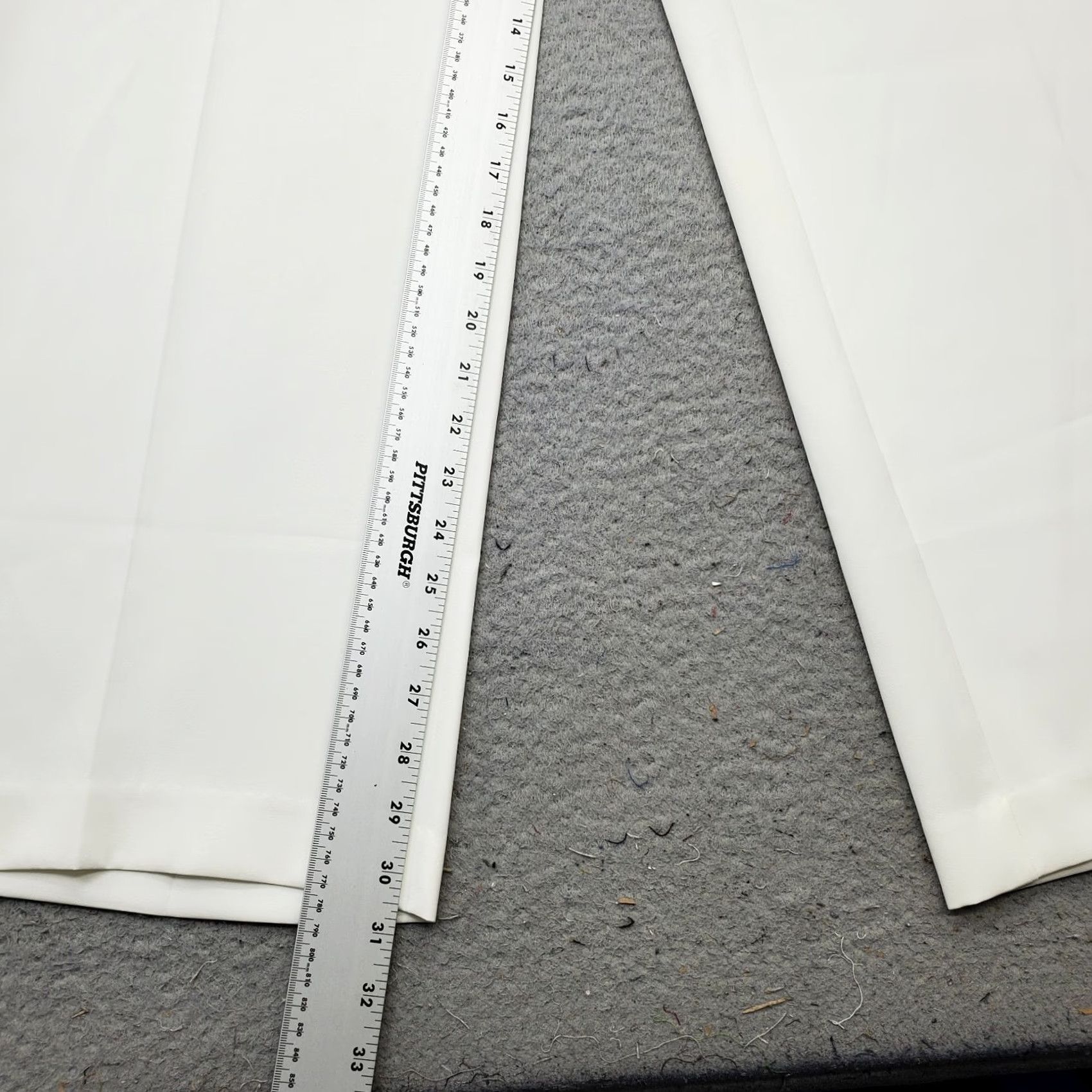 Bar III Bar III Women’s White Ankle Pants 6 Stretch Pleated Elastic Waist Straight Leg Pants Size 28" / US 6 / IT 42 - 4 Thumbnail
