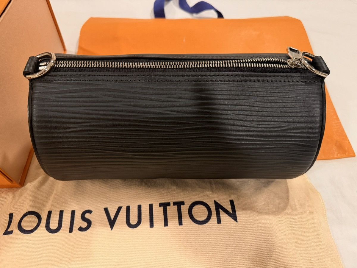 Louis Vuitton Louis Vuitton Soft Polochon PM in Epi XL Leather Black Size ONE SIZE - 3 Thumbnail