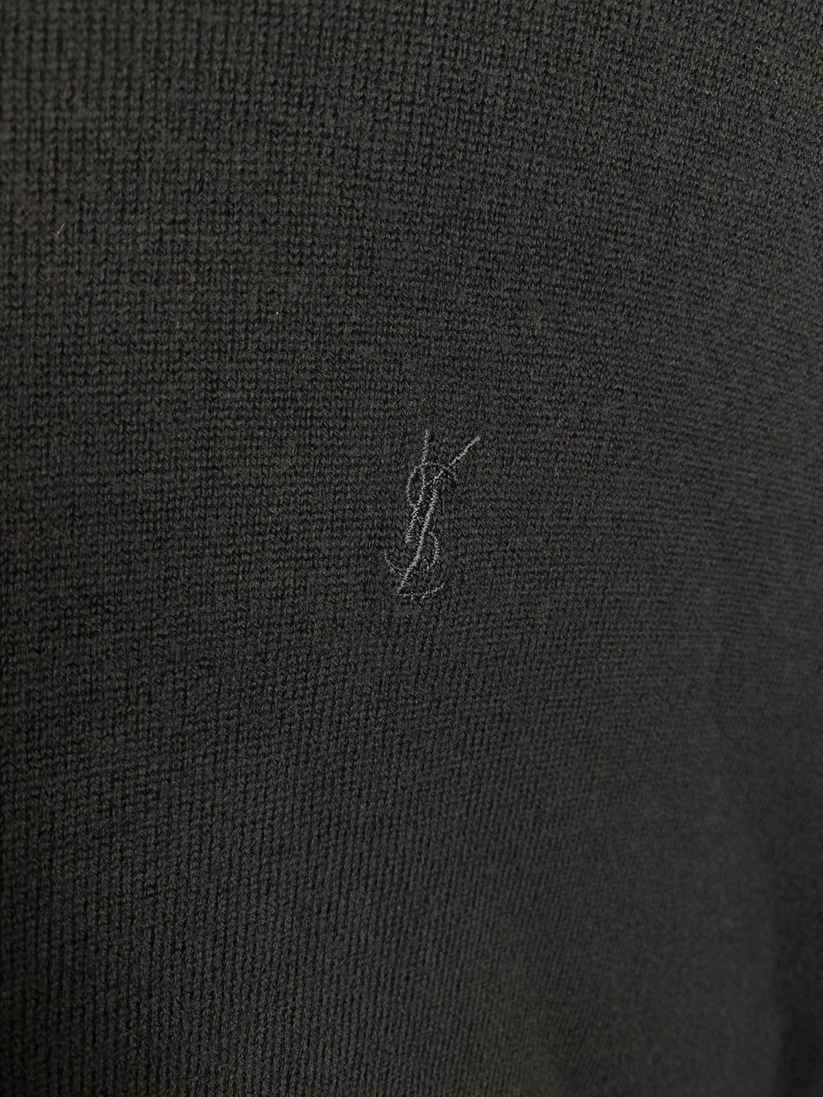 Vintage × Yves Saint Laurent 90’s Wool YSL Turtleneck Grey YSL Sweater Size US S / EU 44-46 / 1 - 2 Thumbnail