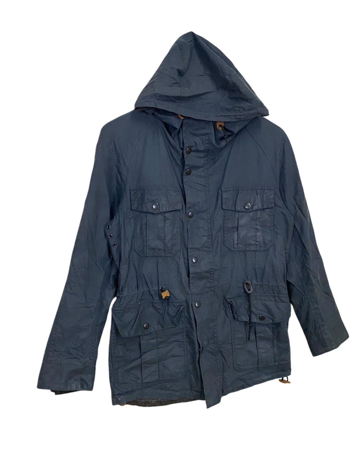 Barbour × Designer × Margaret Howell Barbour for mangaret howell parka black wax jacket Size US M / EU 48-50 / 2 - 2 Thumbnail