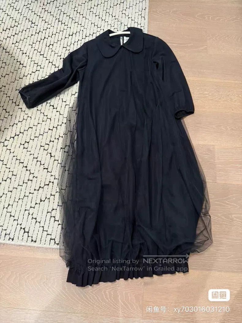 Comme des Garcons Comme Des Garcons Black lace pleated dress Size XS / US 0-2 / IT 36-38 - 3 Thumbnail
