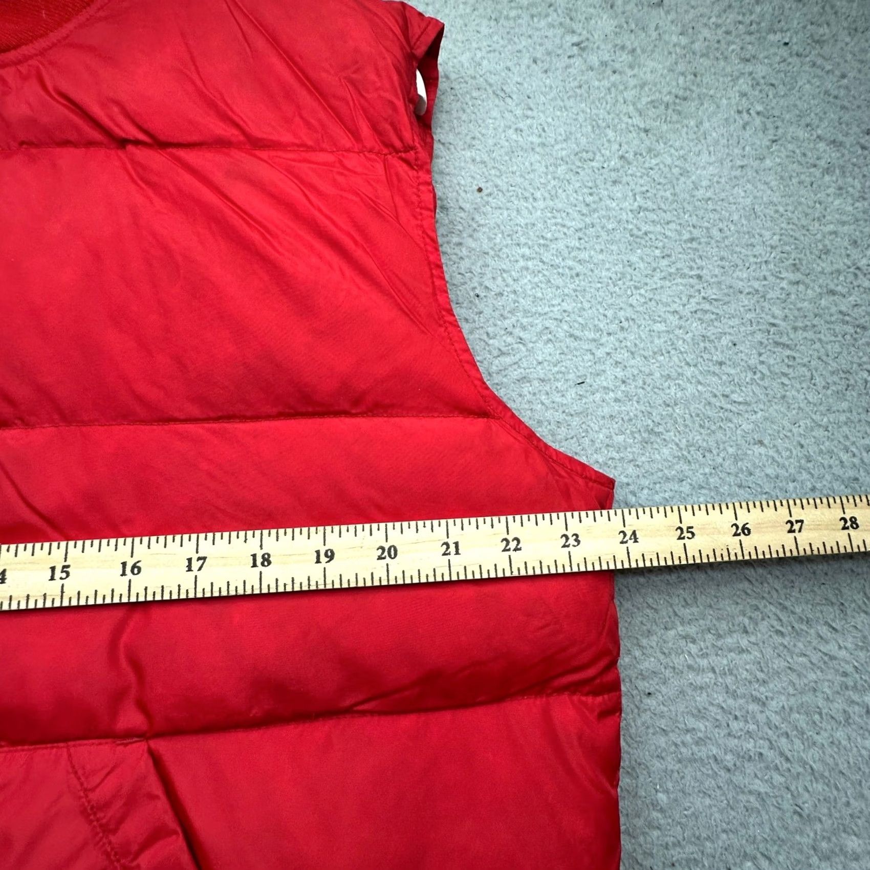 Eddie Bauer VINTAGE Eddie Bauer Goose Down Puffer Vest Mens Large Red Full Zip Quilted 90s Down Insulated Nylon Lined Zip Vest Mens Red 90s Size US L / EU 52-54 / 3 - 3 Thumbnail