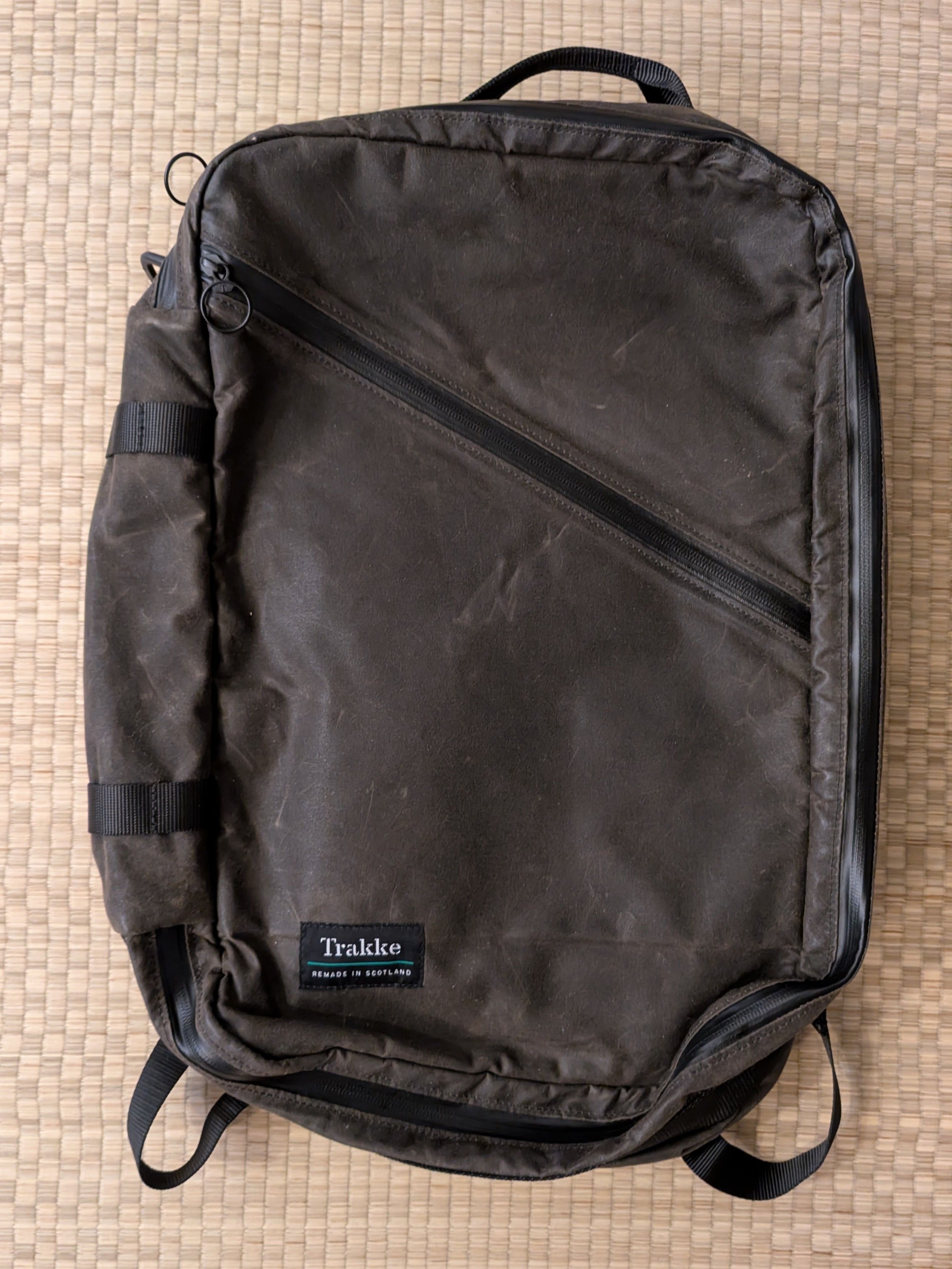 Designer ONE OF A KIND Trakke Storr Wet Wax Backpack Made in Scotland Size ONE SIZE - 1 Thumbnail