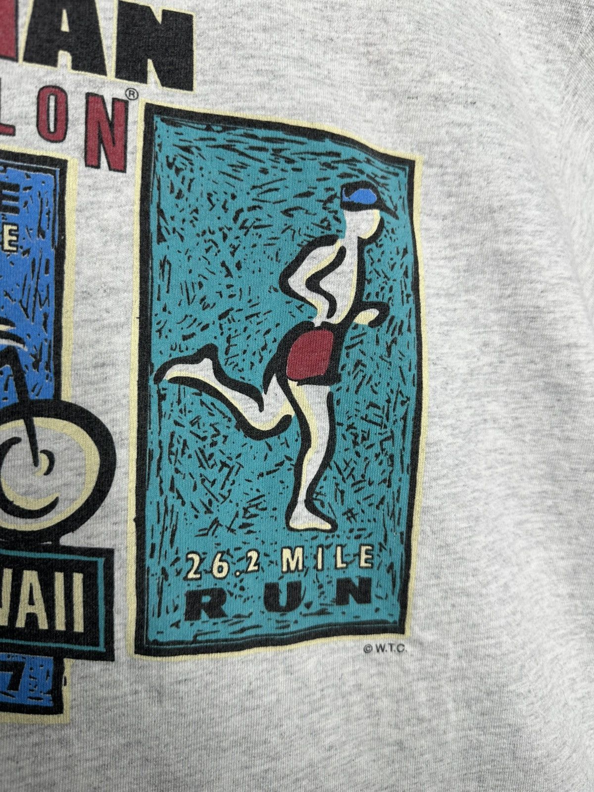 Hanes Ironman Triathlon Kona Hawaii 1997 Vintage T Shirt XL Size US XL / EU 56 / 4 - 4 Thumbnail