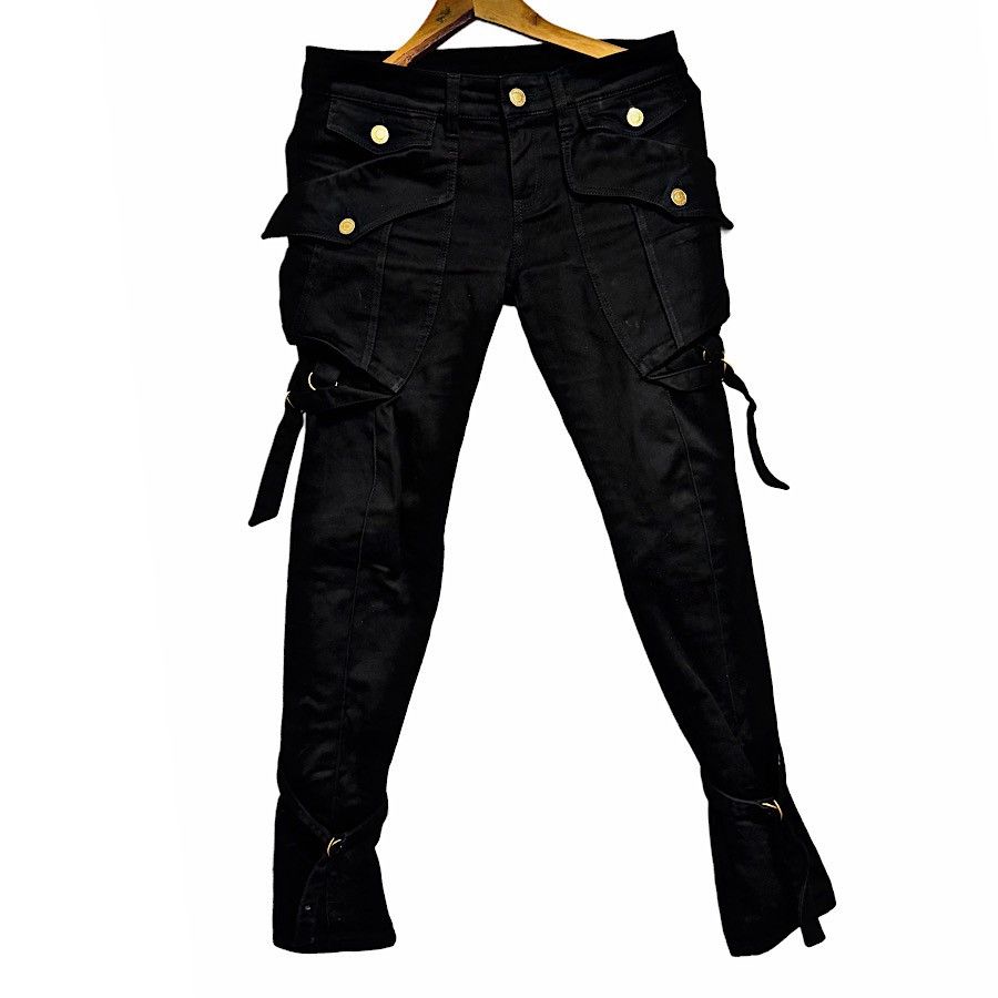 Gucci Authentic Gucci Tom Ford Black Bondage Denim Size 27" / US 4 / IT 40 - 1 Thumbnail