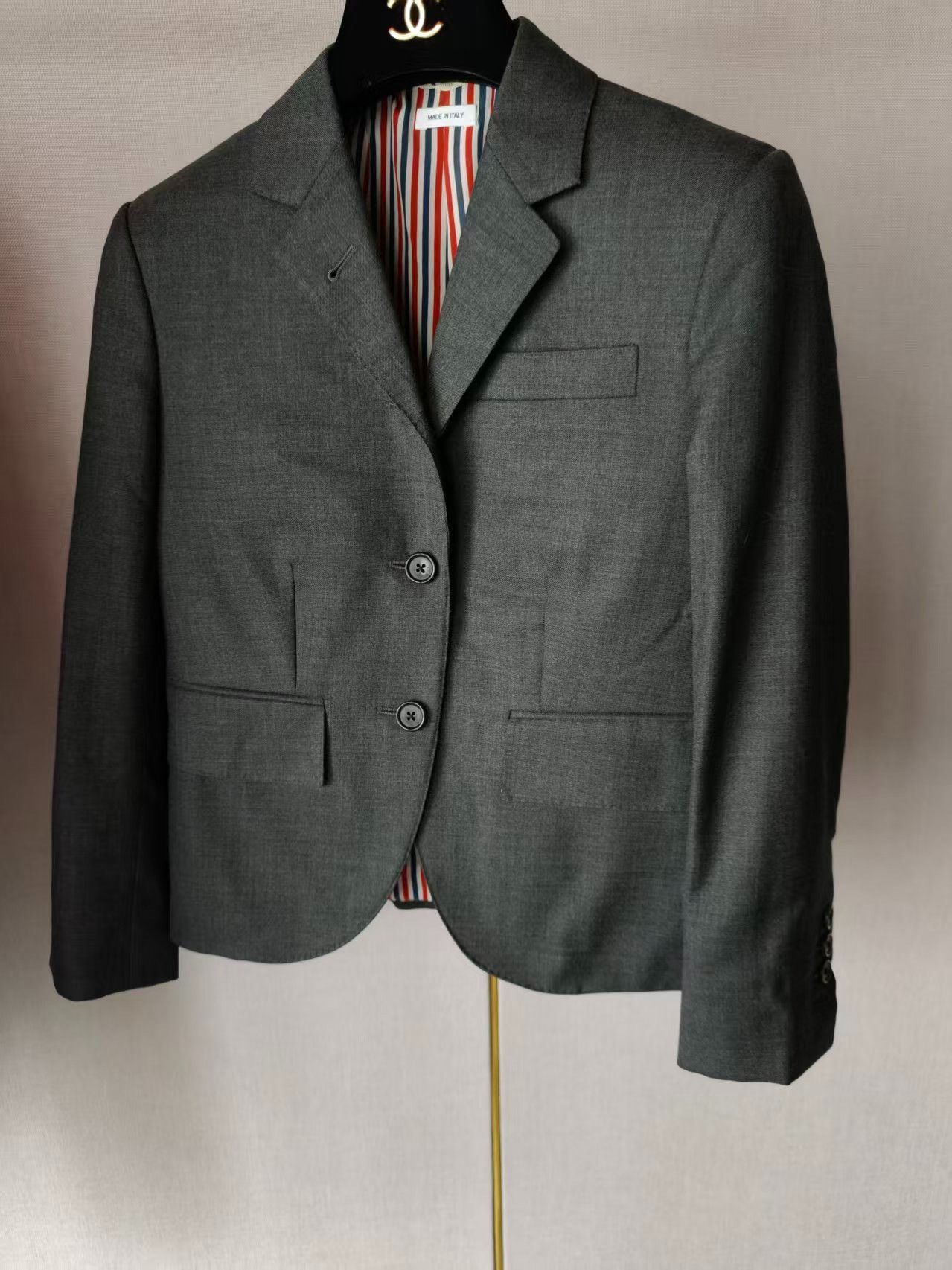 Tory Burch TB Genuine Striped Coat Size US M / EU 48-50 / 2 - 1 Thumbnail