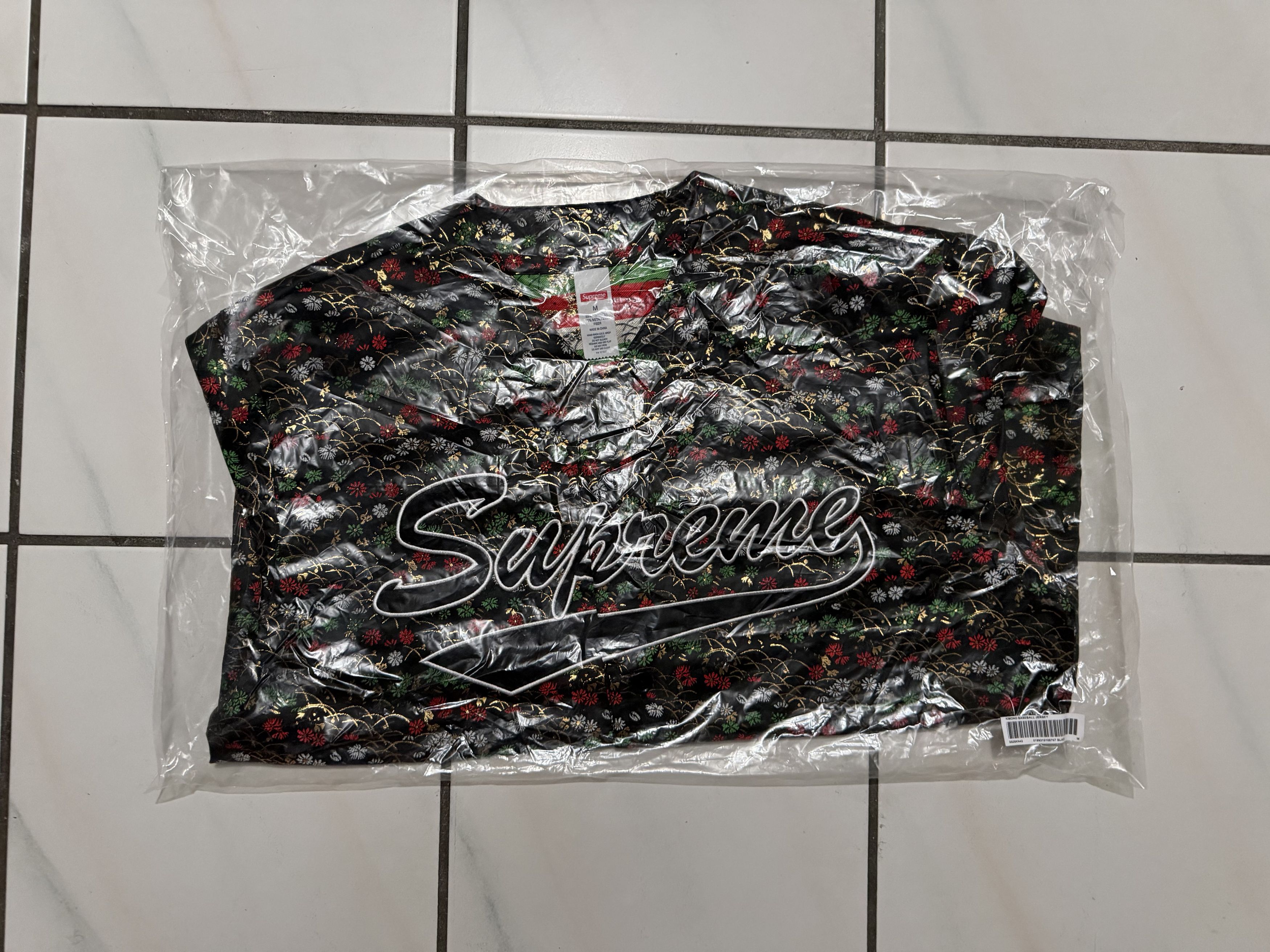 Supreme Floral Jacquard Baseball Jersey Size US M / EU 48-50 / 2 - 2 Thumbnail