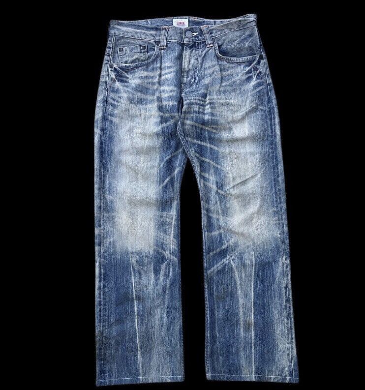 Edwin EDWIN XV RUSTY WASHED BLUE DENIM Size US 33 - 1 Thumbnail