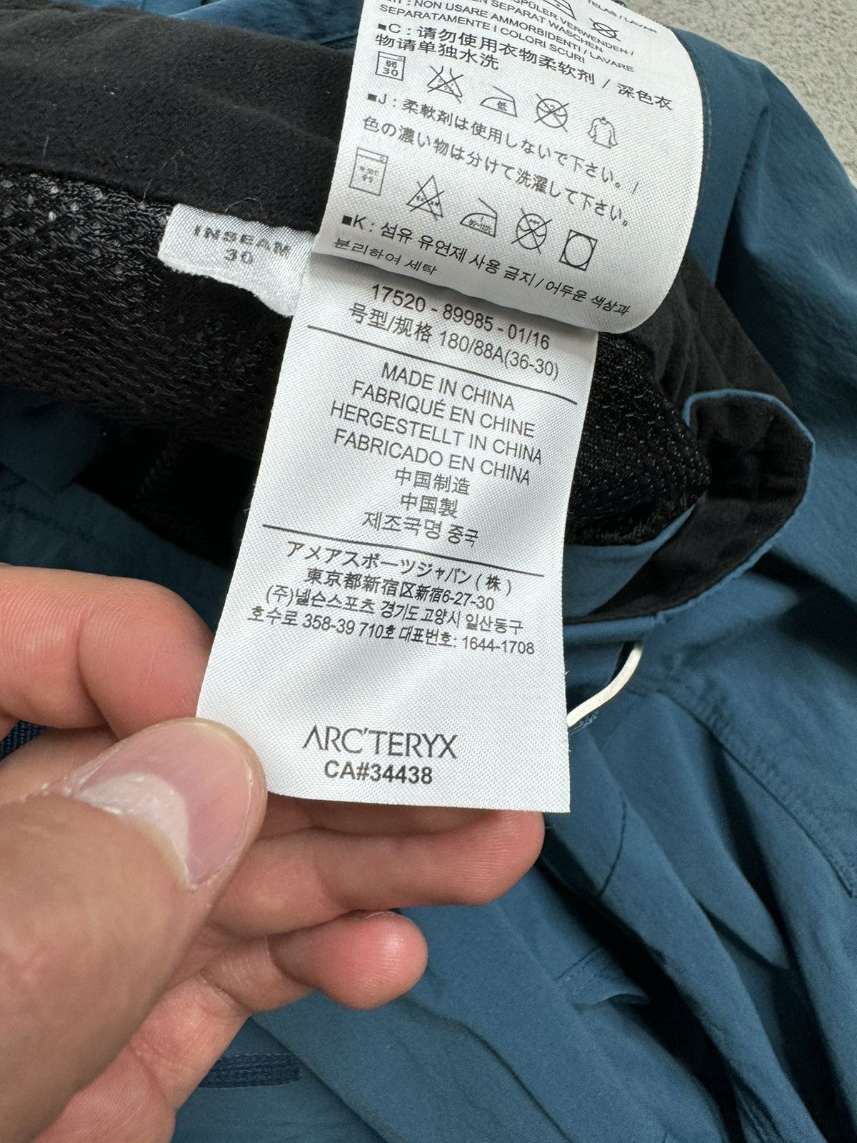 Arc'teryx Arc’teryx Blue Nylon Hikking Pants Size US 36 / EU 52 - 9 Thumbnail
